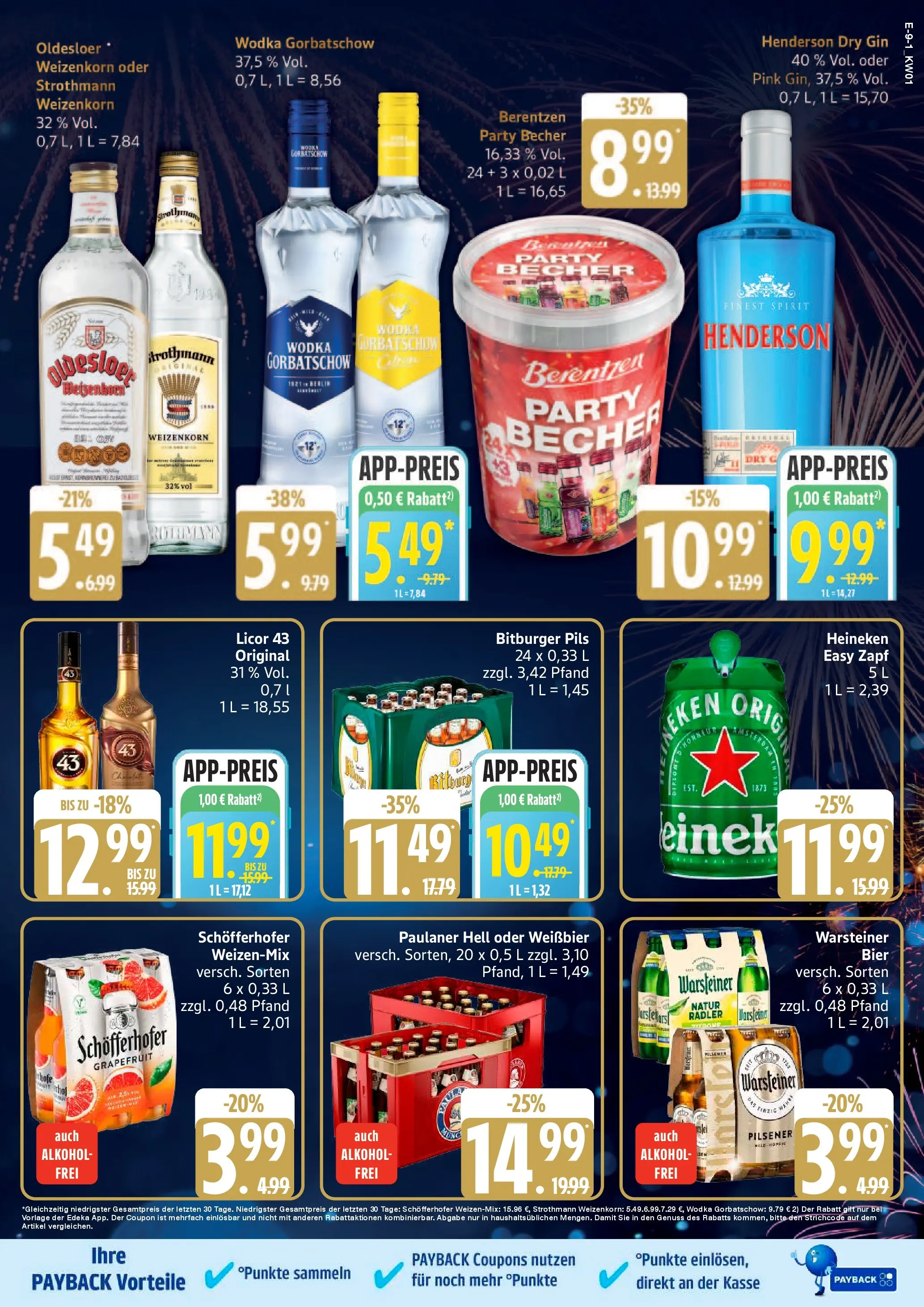 Edeka prospekt Bad Schwartau	 (ab 29.12.2025) » Angebote Online | Seite: 11 | Produkte: Pils, Grapefruit, Wodka gorbatschow, Wodka
