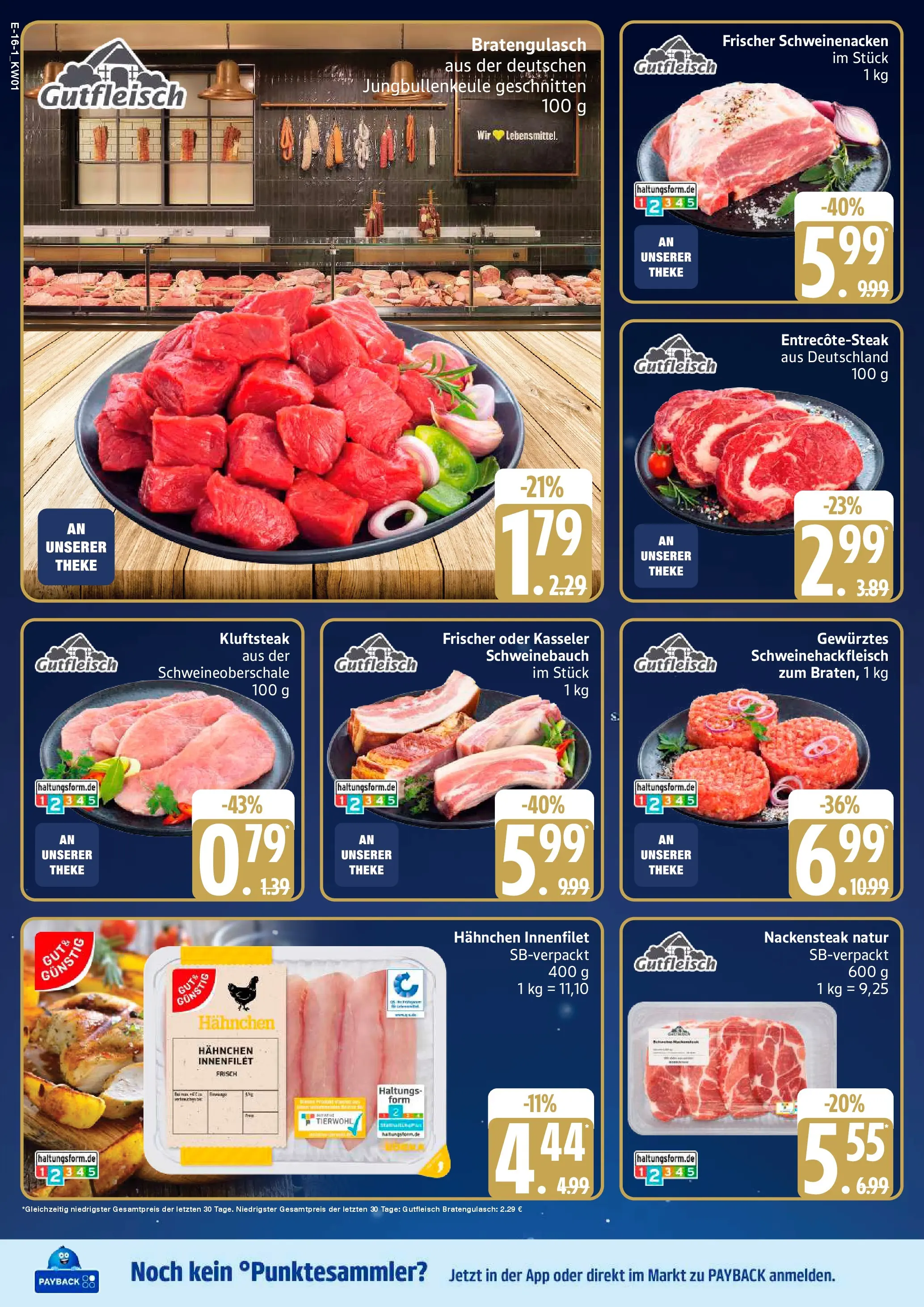 Edeka prospekt Hamburg	 (ab 29.12.2025) » Angebote Online | Seite: 16 | Produkte: Hahnchen, Theke, Schweinebauch, Schweinenacken