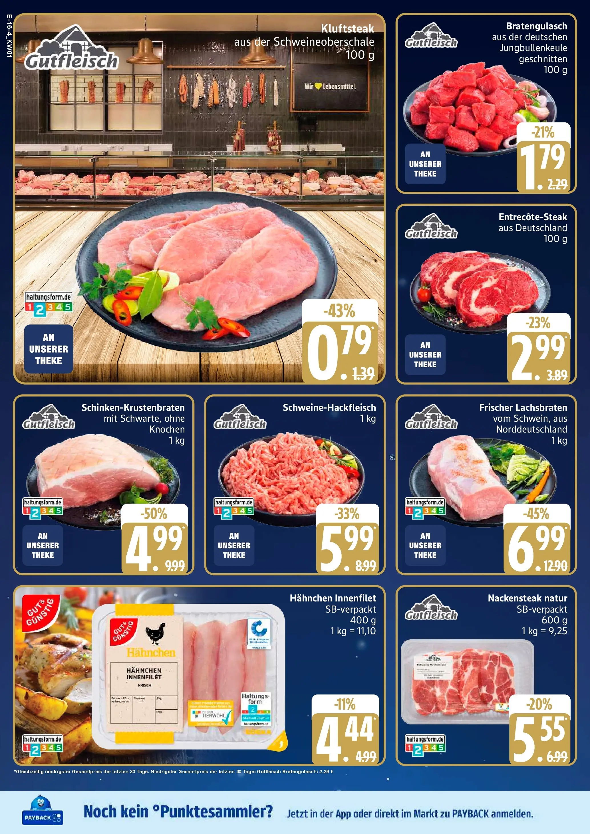 Edeka prospekt Rostock	 (ab 29.12.2025) » Angebote Online | Seite: 18 | Produkte: Hahnchen, Theke, Steak