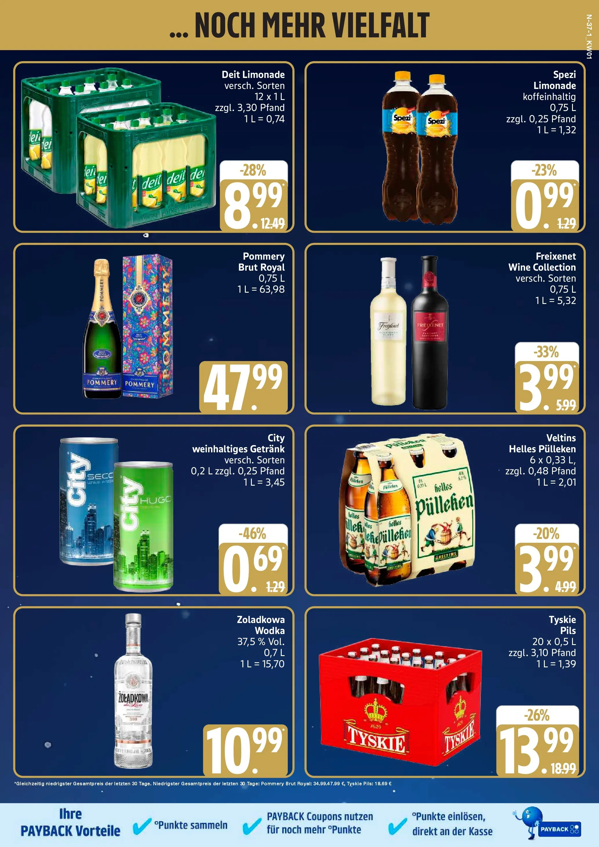 Marktkauf - Marktkauf: Wochenangebote (ab 29.12.2025) » Angebote online | Seite: 37 | Produkte: Tyskie, Freixenet, Hugo, Wodka