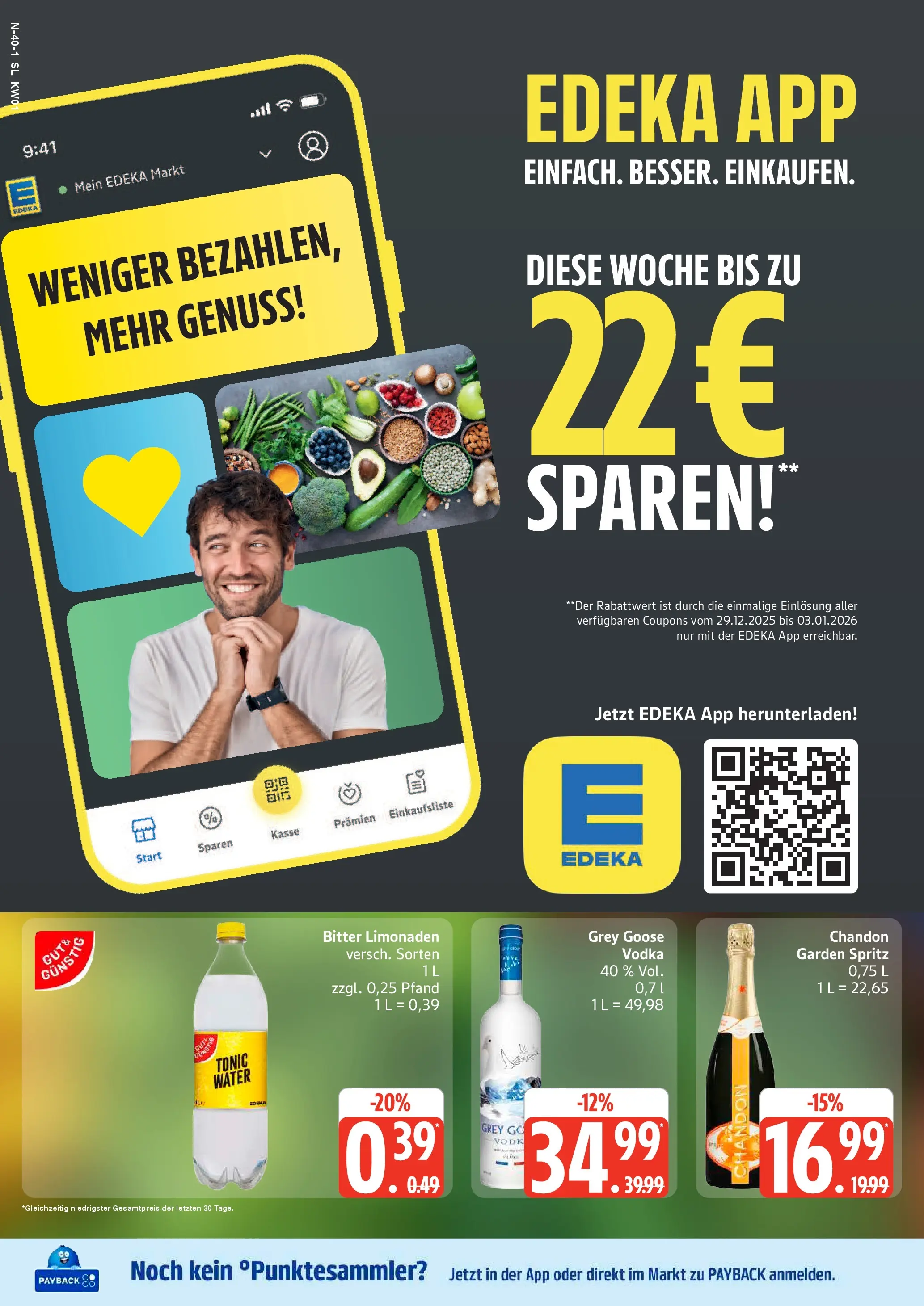 Marktkauf - Marktkauf: Wochenangebote (ab 29.12.2025) » Angebote online | Seite: 40 | Produkte: Vodka