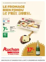 Auchan Supermarch&eacute; Du fromage au bon prix - au 31.12.2025