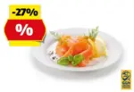 HOFER ALMARE SEAFOOD Lachsforelle ger&auml;uchert, 100 g