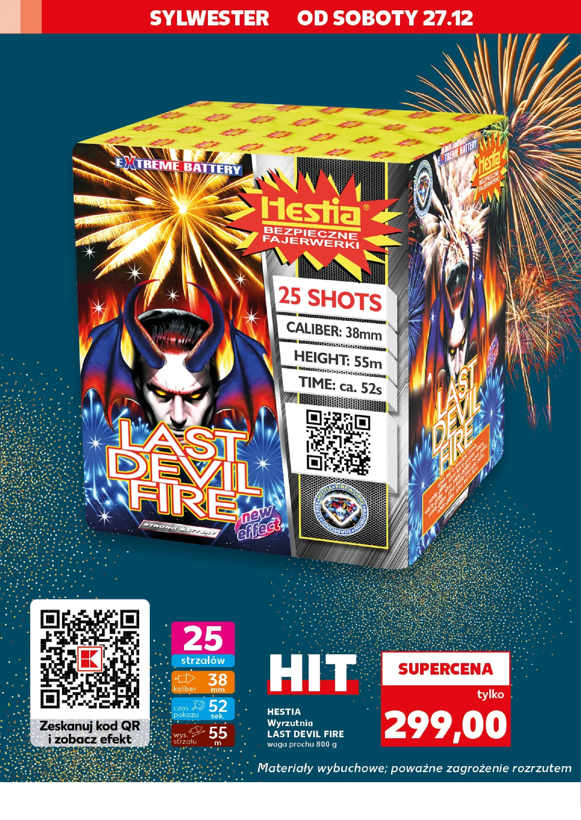 Kaufland - Kaufland Fajerwerki ważne do 31.12 od 26.12.2025 - od jutra PDF | Strona: 10 | Produkty: Waga, Wyrzutnia, Fajerwerki