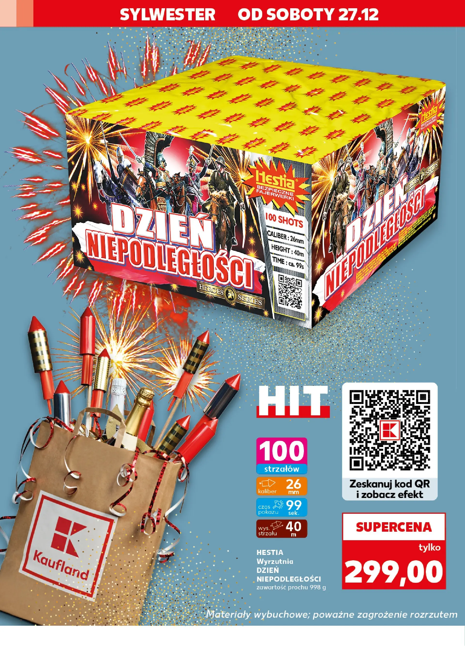 Kaufland - Kaufland Fajerwerki ważne do 31.12 od 26.12.2025 - od jutra PDF | Strona: 12 | Produkty: Wyrzutnia, Fajerwerki
