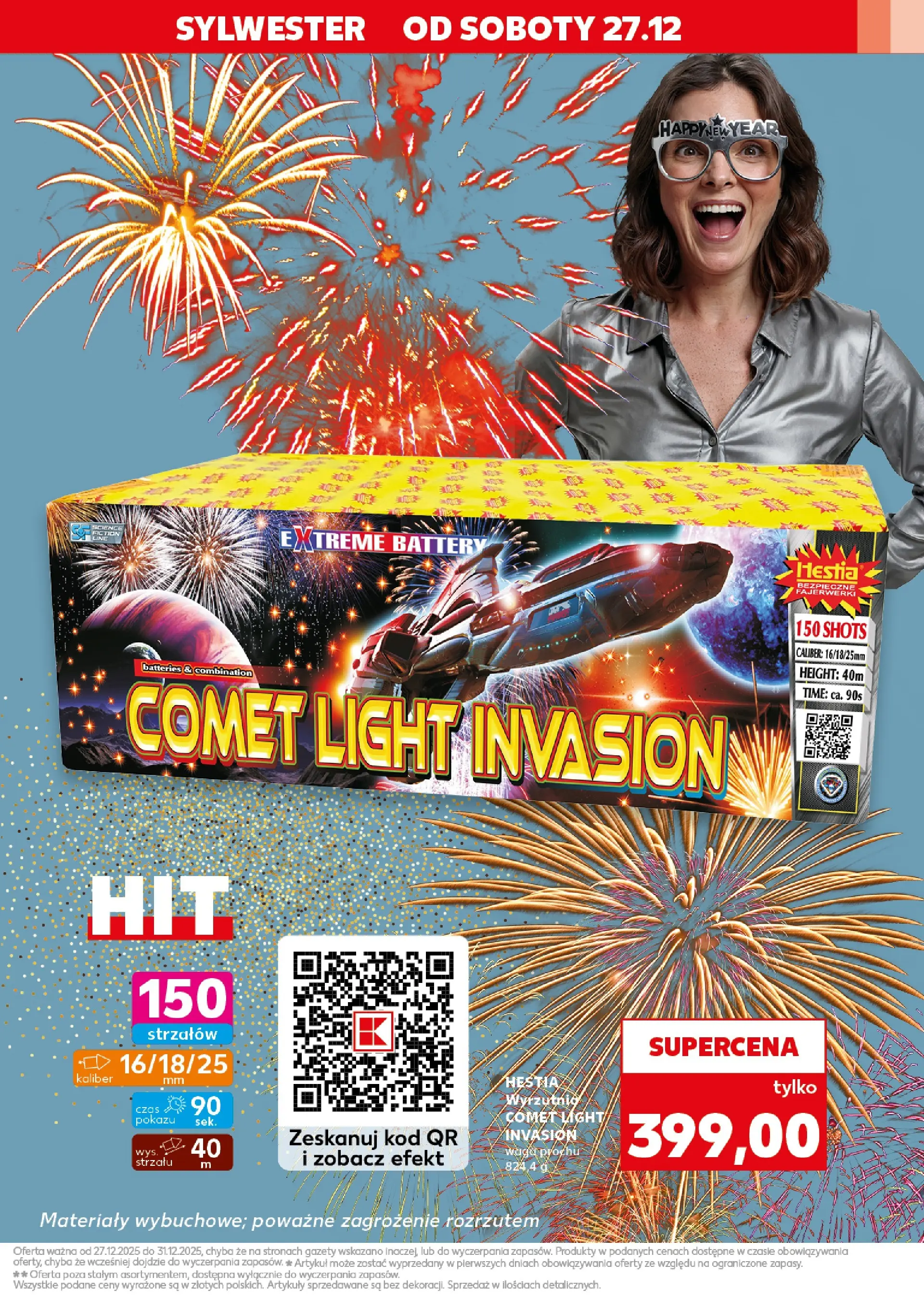Kaufland - Kaufland Fajerwerki ważne do 31.12 od 26.12.2025 - od jutra PDF | Strona: 13 | Produkty: Waga, Fajerwerki