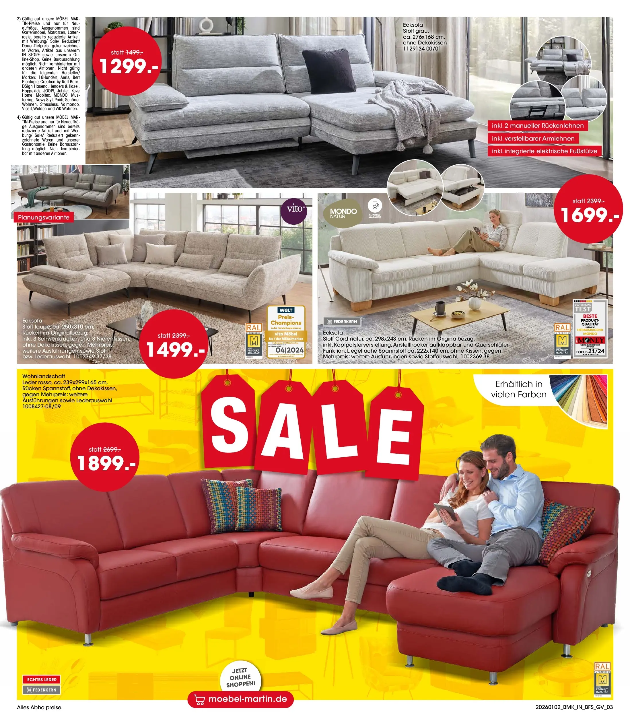 Möbel Martin - Möbel Martin: Offres hebdomadaires à partir du 01/01/2026 - promo en ligne | Page: 3 | Produits: Store