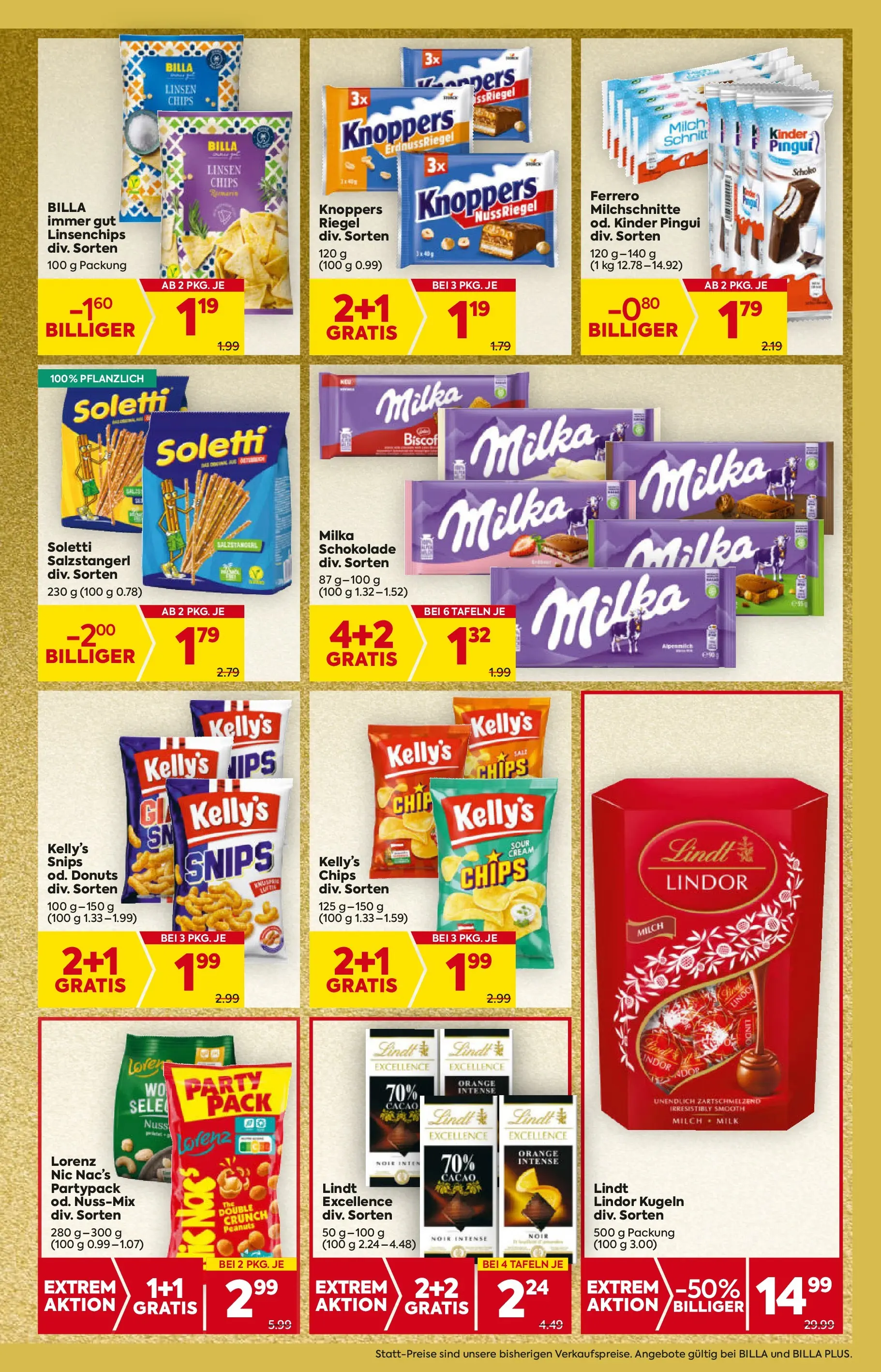 Billa - BILLA: Flugblatt gültig bei BILLA & BILLA PLUS ab 26.12.2025 - Angebote, Prospekt | Seite: 11 | Produkte: Chips, Milch, Schokolade