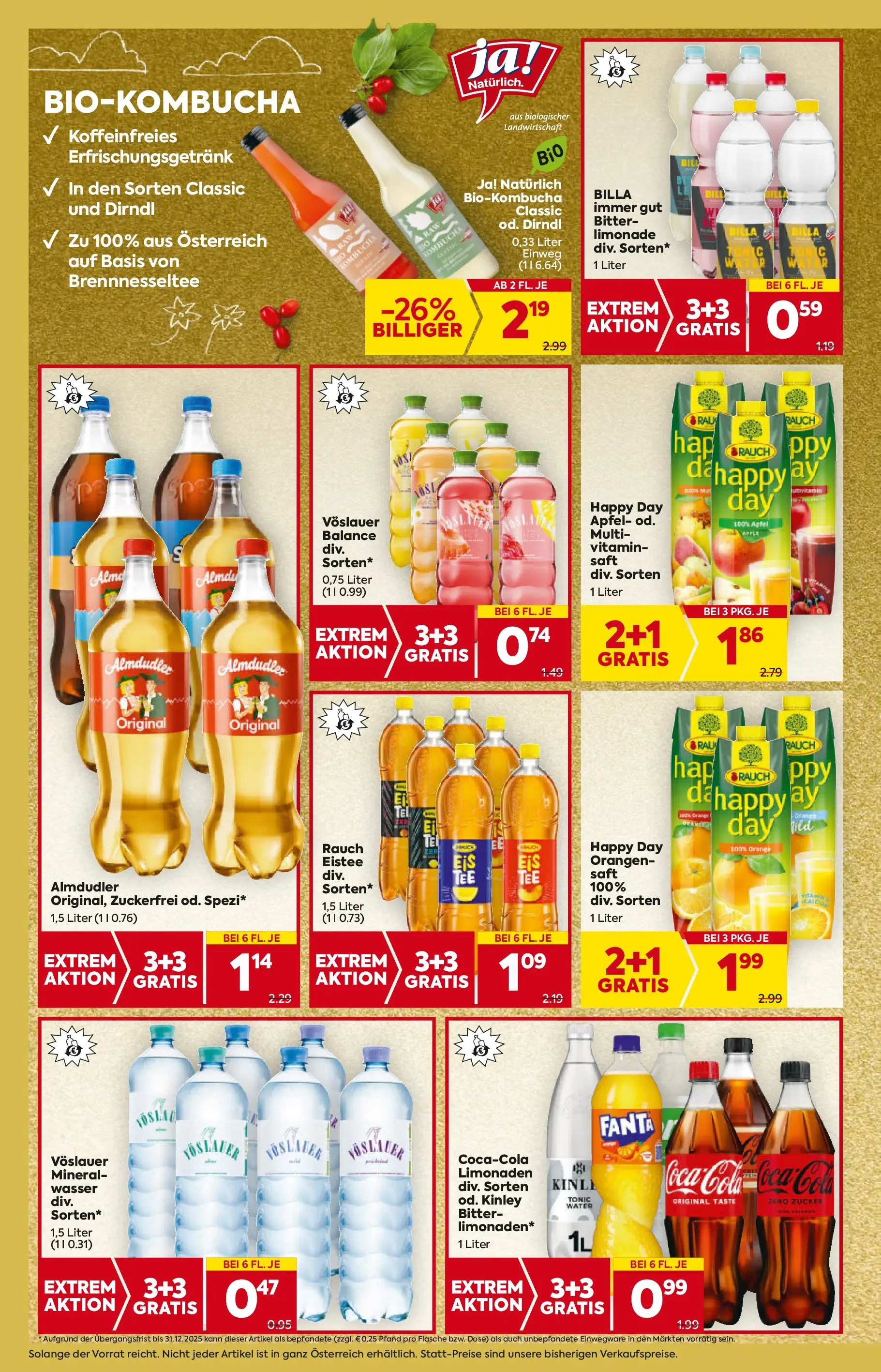 Billa - BILLA: Flugblatt gültig bei BILLA & BILLA PLUS ab 26.12.2025 - Angebote, Prospekt | Seite: 12 | Produkte: Zucker, Saft, Äpfel, Orangen