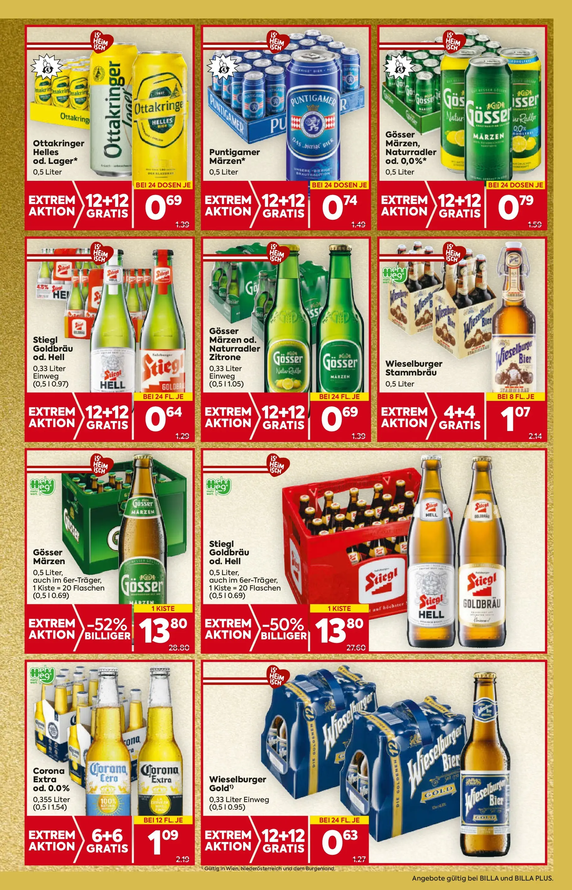 Billa Flugblatt - Amstetten, Neufurth ab 27.12.2025 - Angebote, Prospekt | Seite: 13 | Produkte: Zitrone, Bier