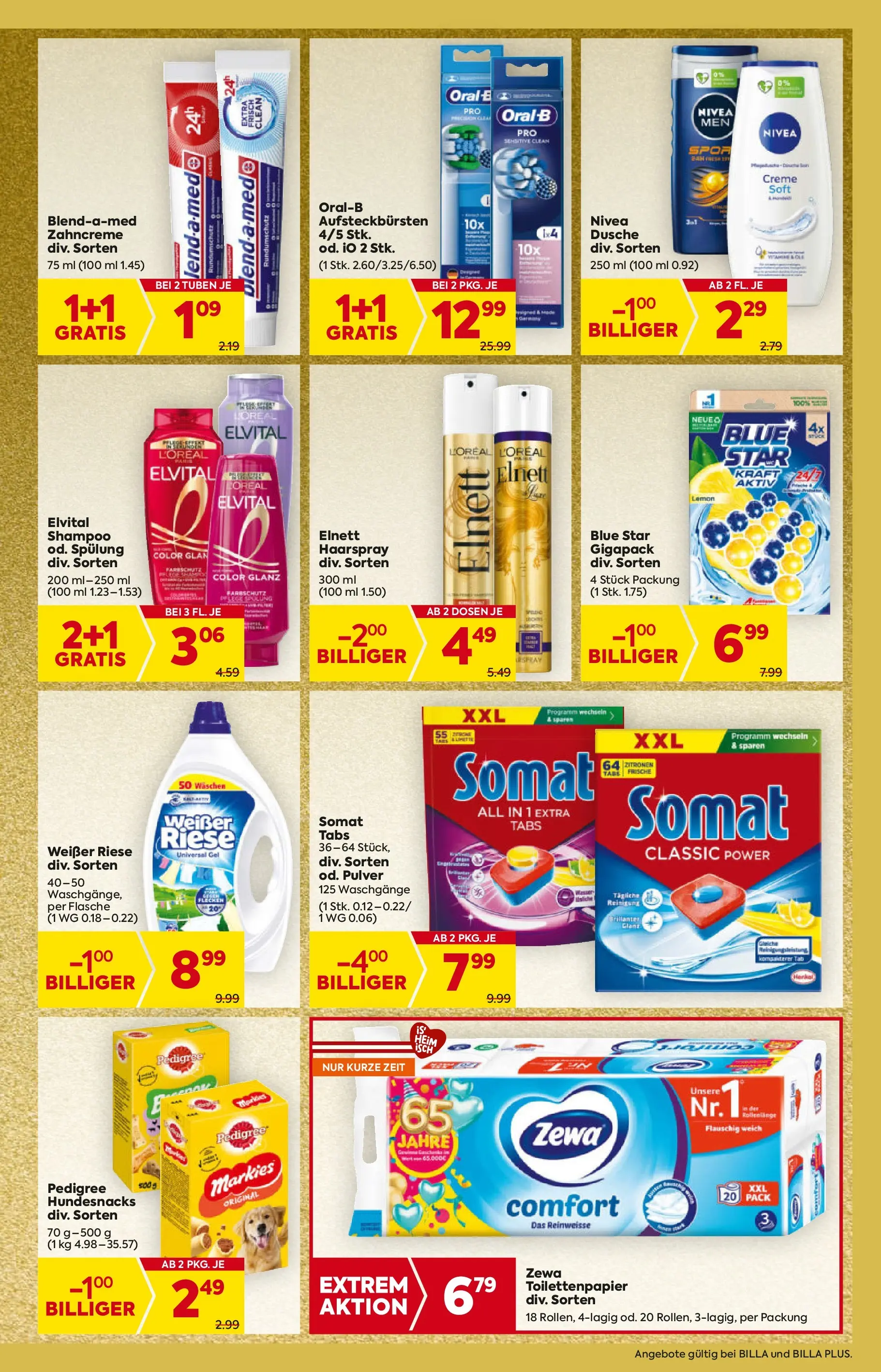 Billa - BILLA: Flugblatt gültig bei BILLA & BILLA PLUS ab 26.12.2025 - Angebote, Prospekt | Seite: 15 | Produkte: Dusche, Shampoo, Spülung, Haarspray