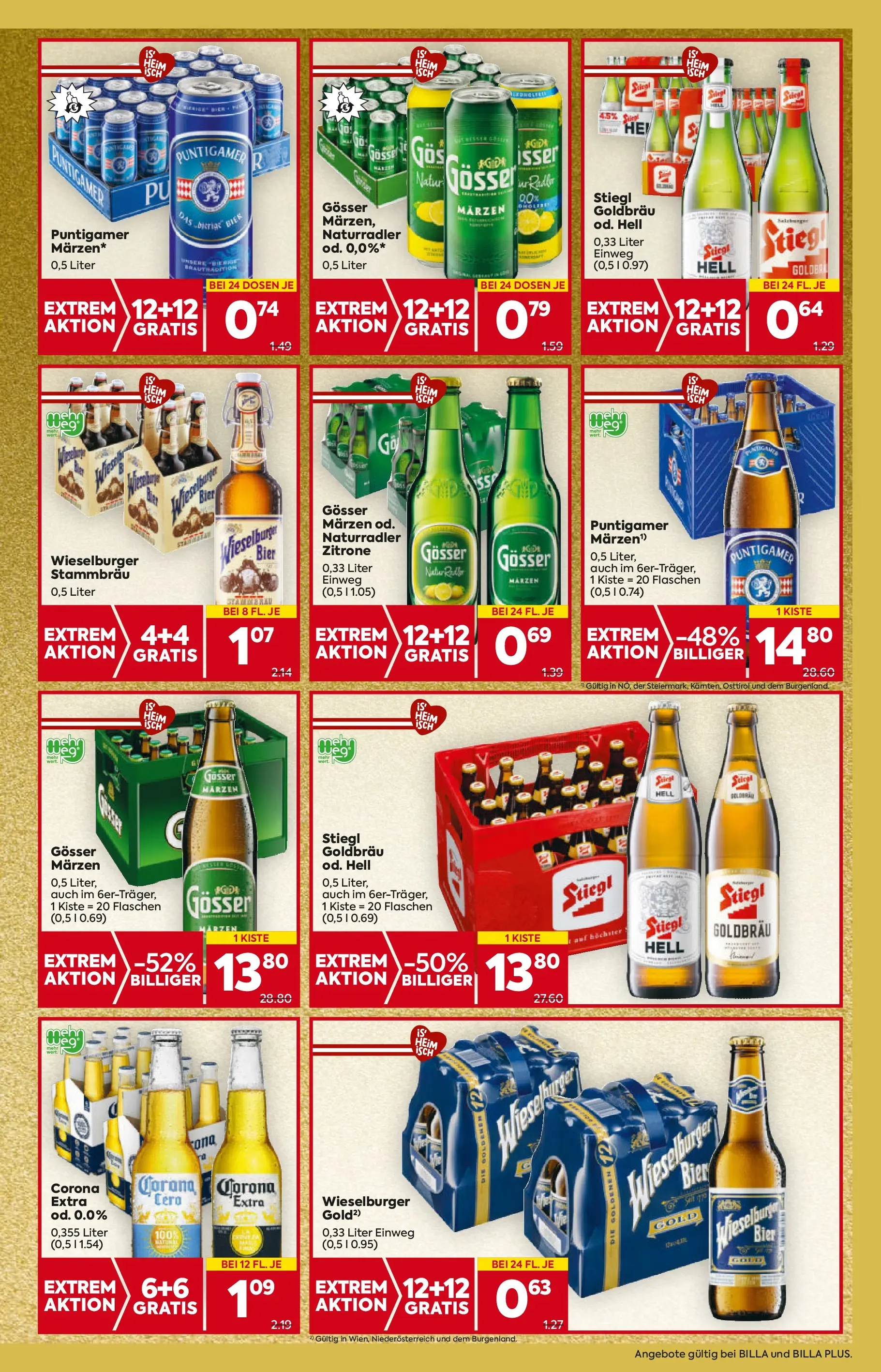 Billa - BILLA: Flugblatt gültig bei BILLA & BILLA PLUS ab 26.12.2025 - Angebote, Prospekt | Seite: 13 | Produkte: Zitrone, Bier