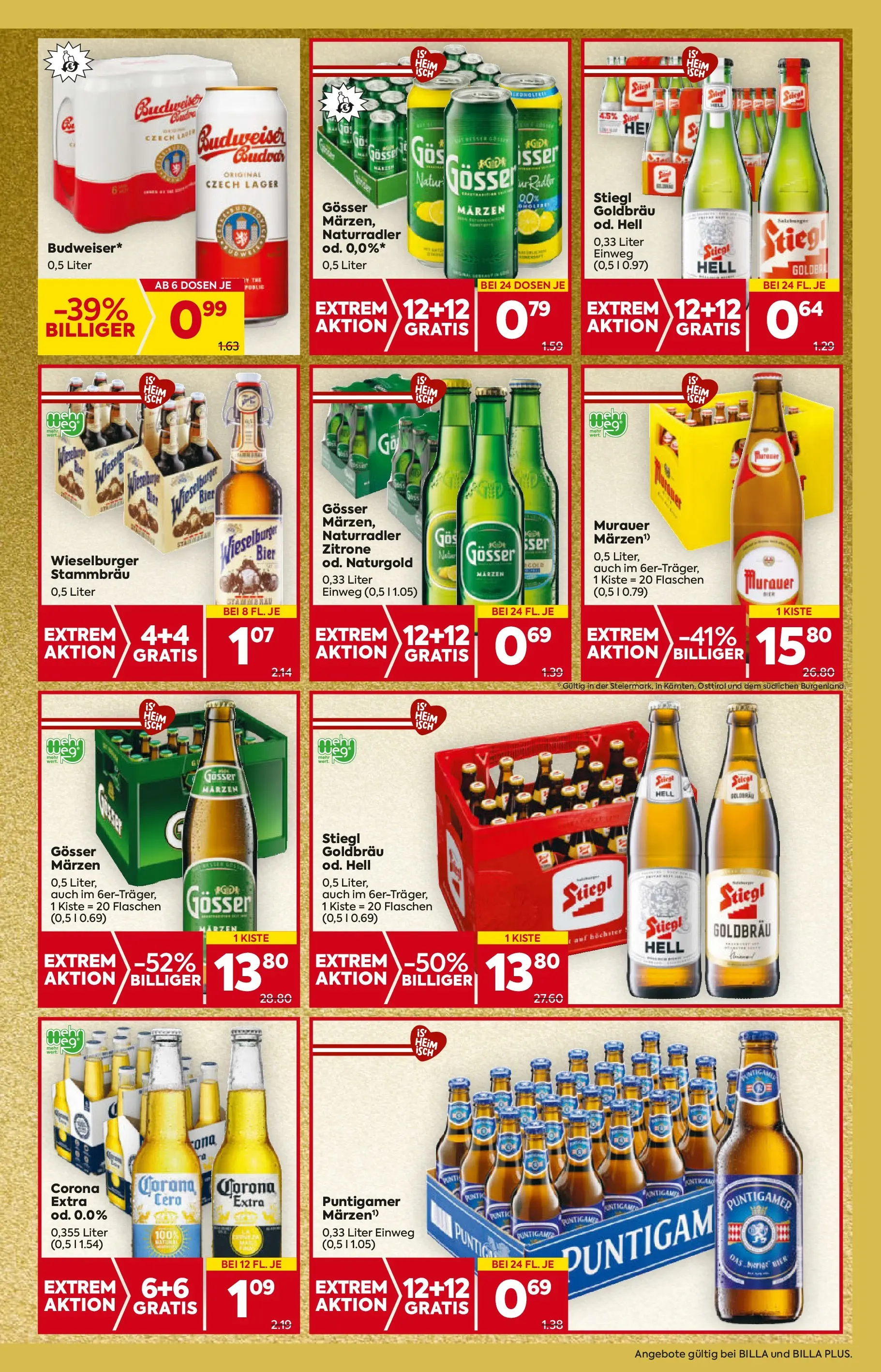 Billa - BILLA: Flugblatt gültig bei BILLA & BILLA PLUS ab 26.12.2025 - Angebote, Prospekt | Seite: 13 | Produkte: Zitrone, Bier