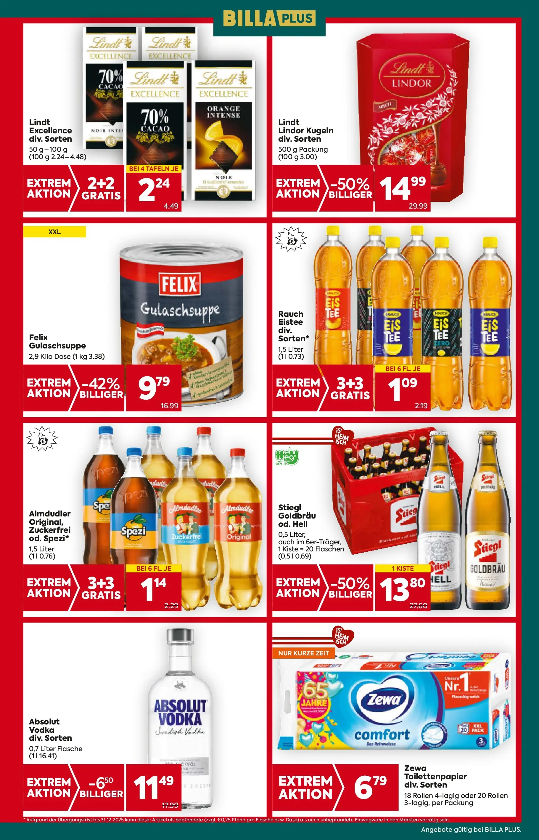 Billa Plus - BILLA PLUS: Flugblatt Burgenland von 26.12.2025 - Aktuelle Angebote | Seite: 5 | Produkte: Milch