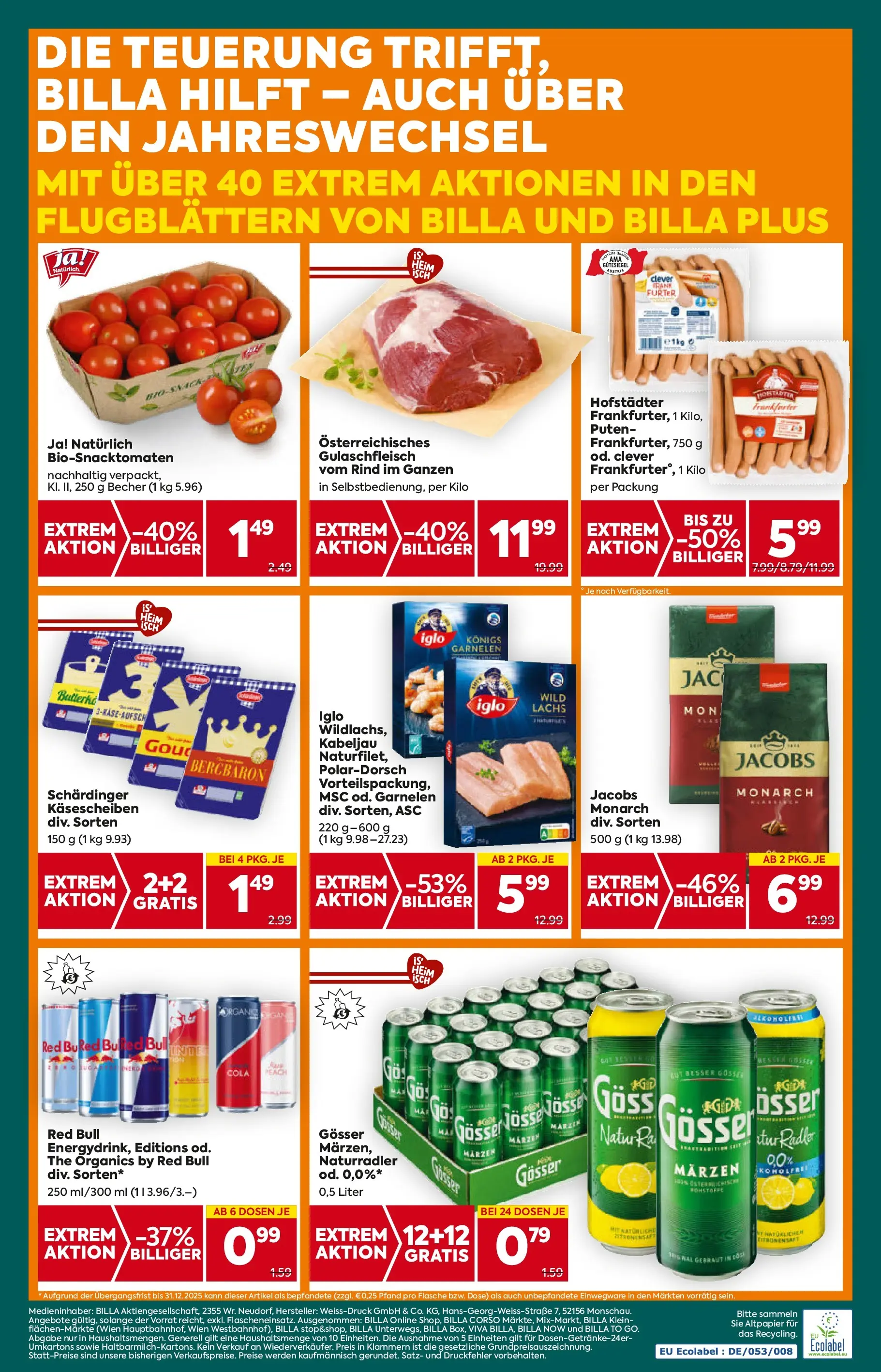 Billa Plus - BILLA PLUS: Flugblatt Niederösterreich von 26.12.2025 - Aktuelle Angebote | Seite: 20