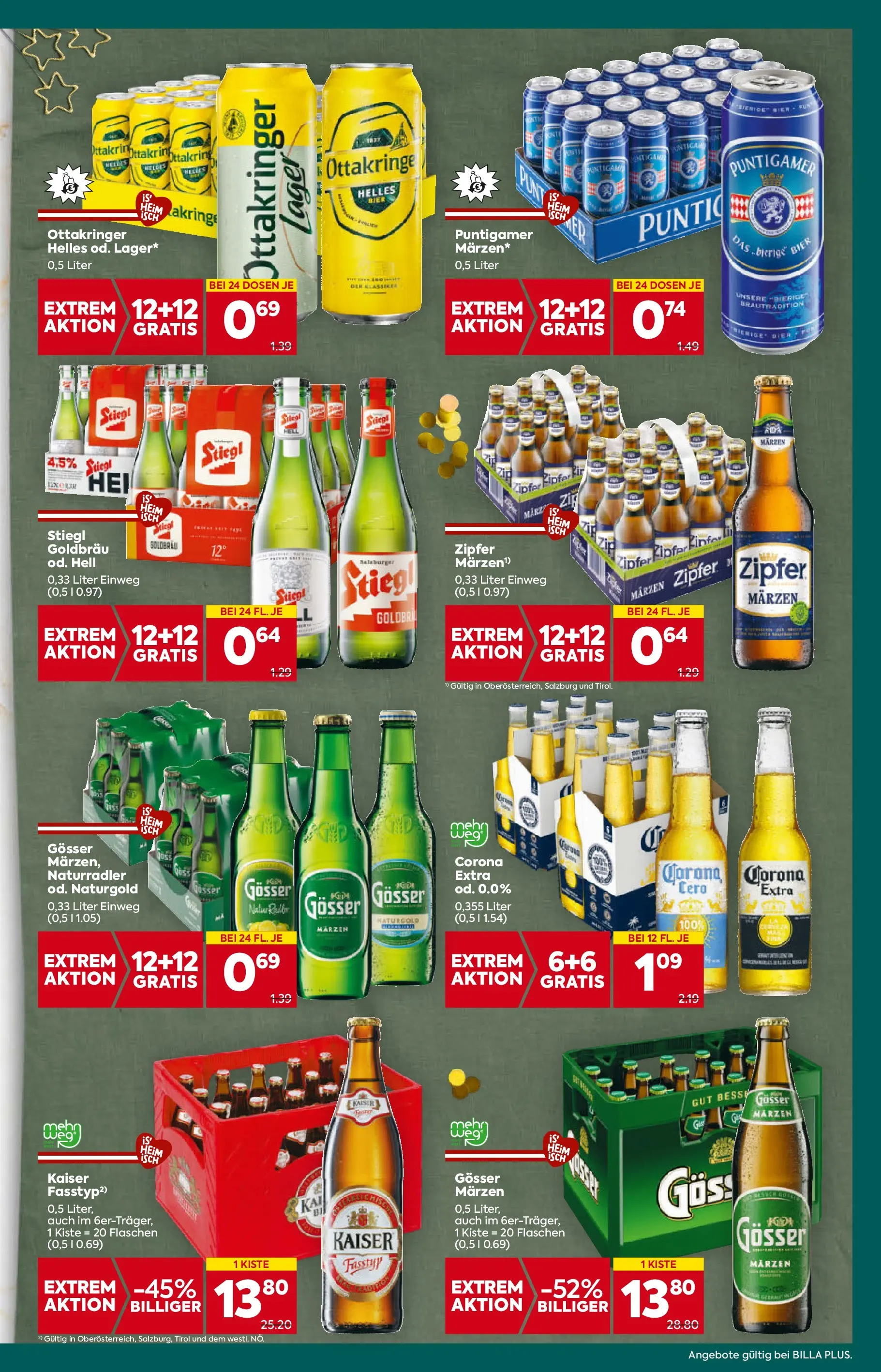 Billa Plus - BILLA PLUS: Flugblatt Oberösterreich von 26.12.2025 - Aktuelle Angebote | Seite: 17 | Produkte: Bier
