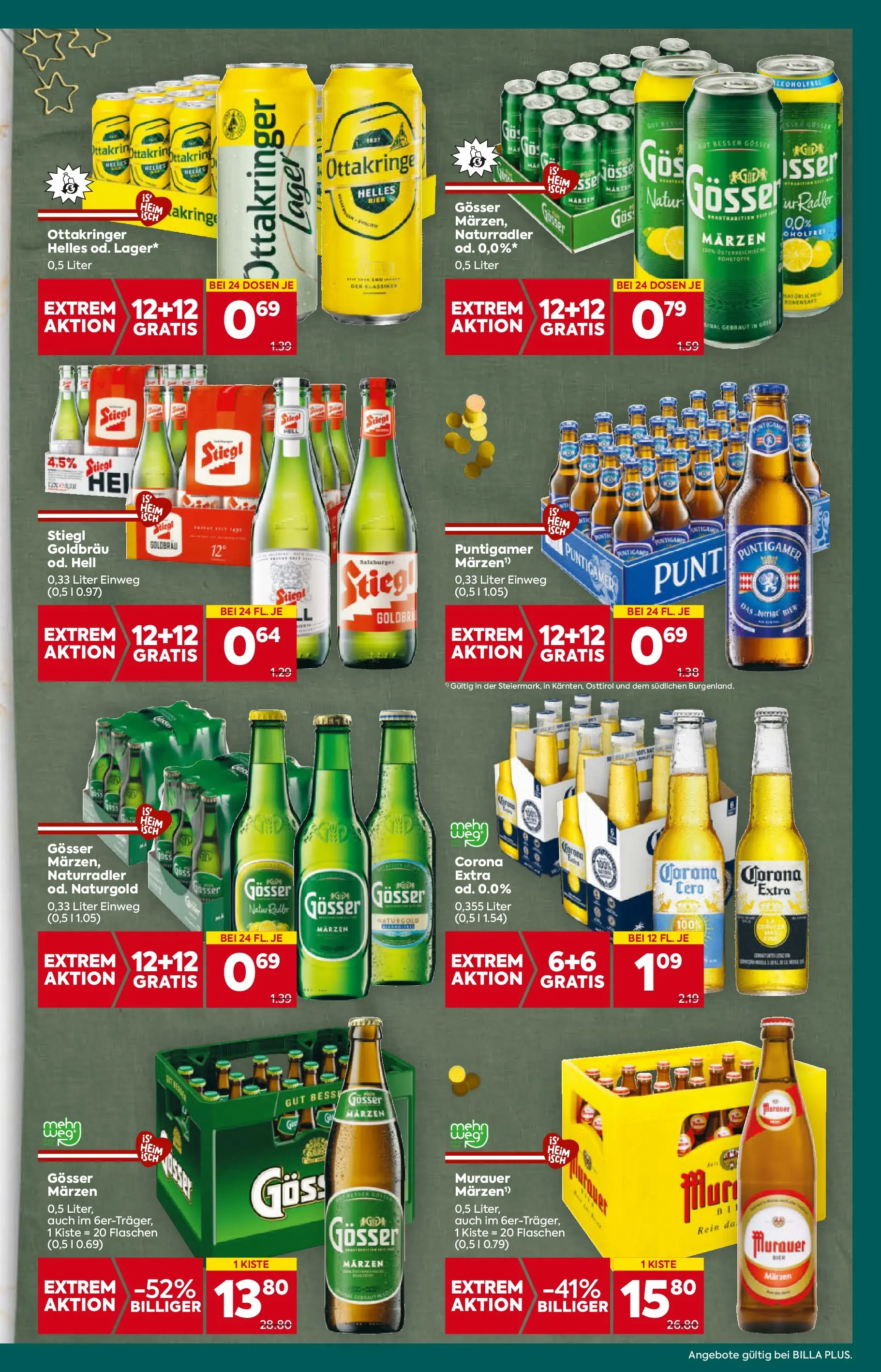 Billa Plus - BILLA PLUS: Flugblatt Steiermark von 26.12.2025 - Aktuelle Angebote | Seite: 17 | Produkte: Bier