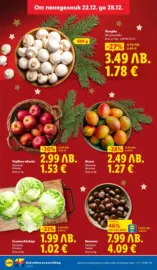 Празнични предложения от ЛИДЛ с валидност до 28.12.2025