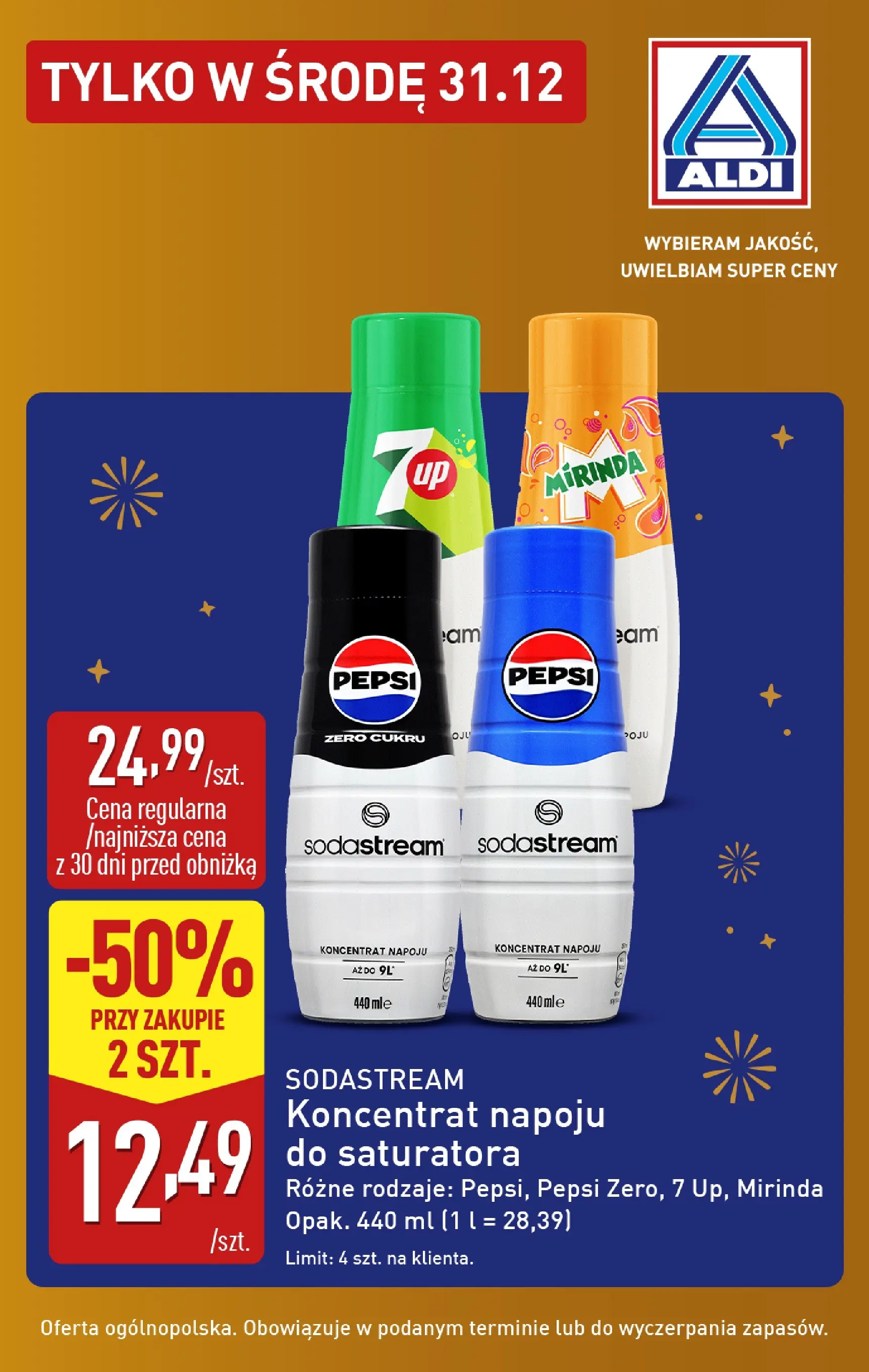 Aldi Gazetka - Super Sylwester od 31.12.2025 - Ulotka PDF, promocje | Strona: 3 | Produkty: Pepsi, Sodastream