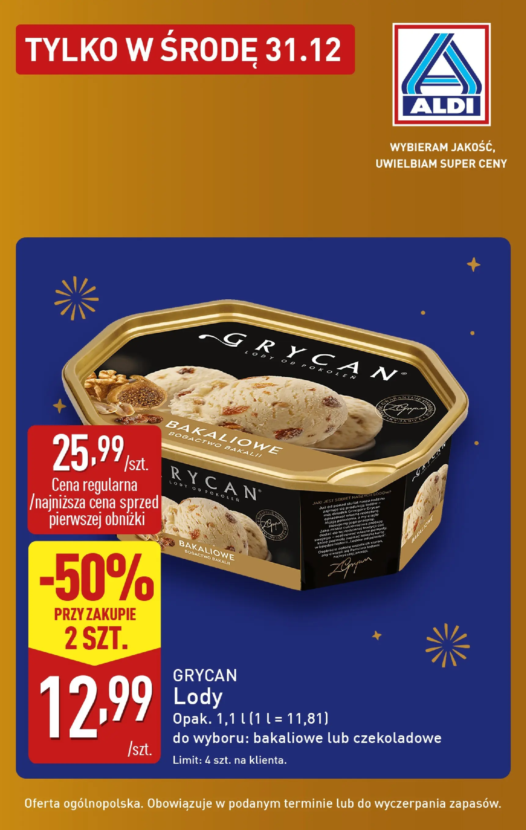 Aldi Gazetka - Super Sylwester od 31.12.2025 - Ulotka PDF, promocje | Strona: 6 | Produkty: Lody