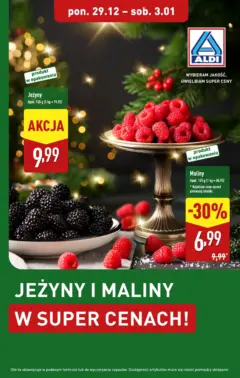 Pogląd oferty "Aldi - Jeżyny i maliny w ALDI" - ważna od 31.12.2025