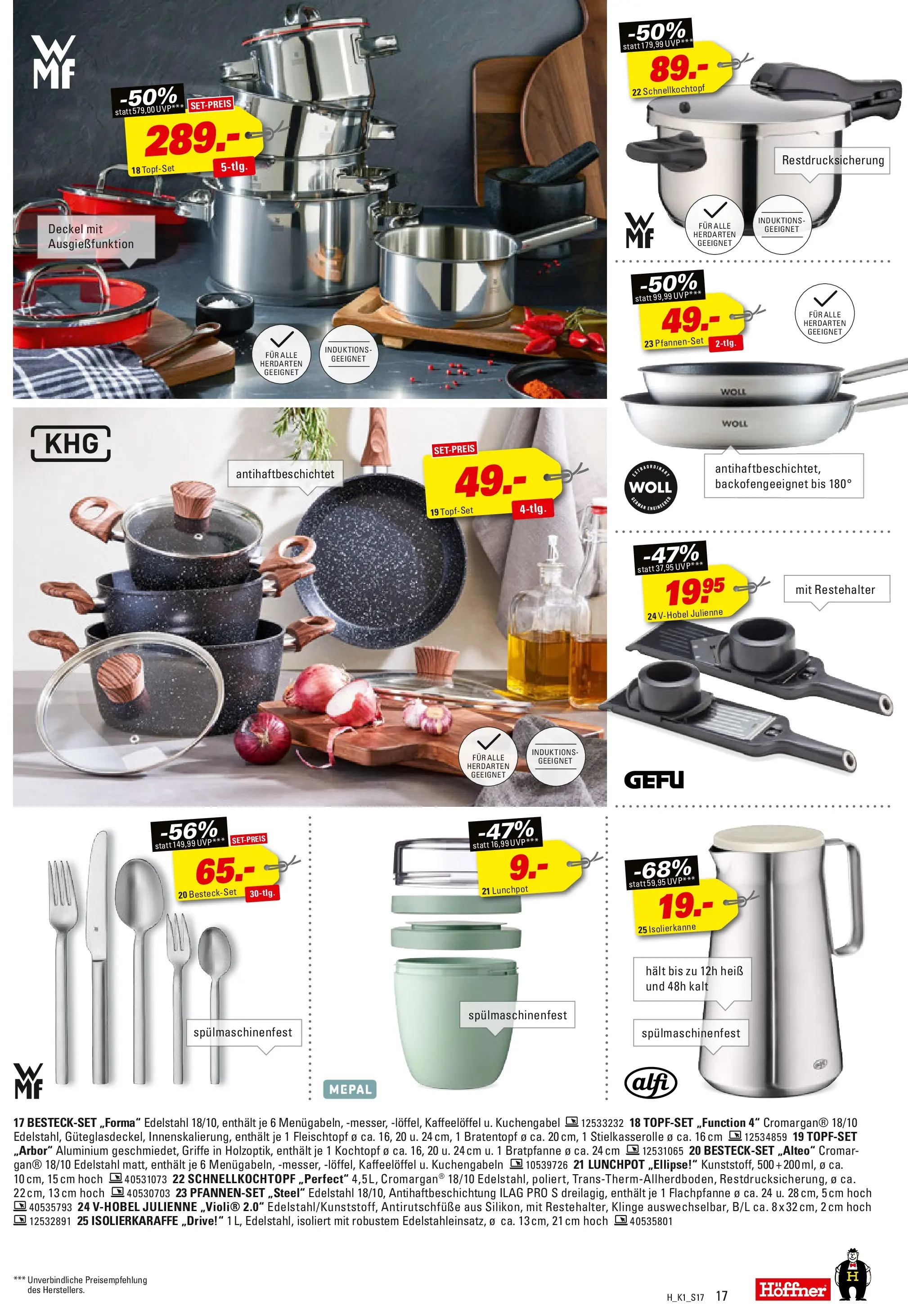 Höffner - Höffner: Möbelangebote (ab 23.12.2025) zum Blättern | Seite: 17