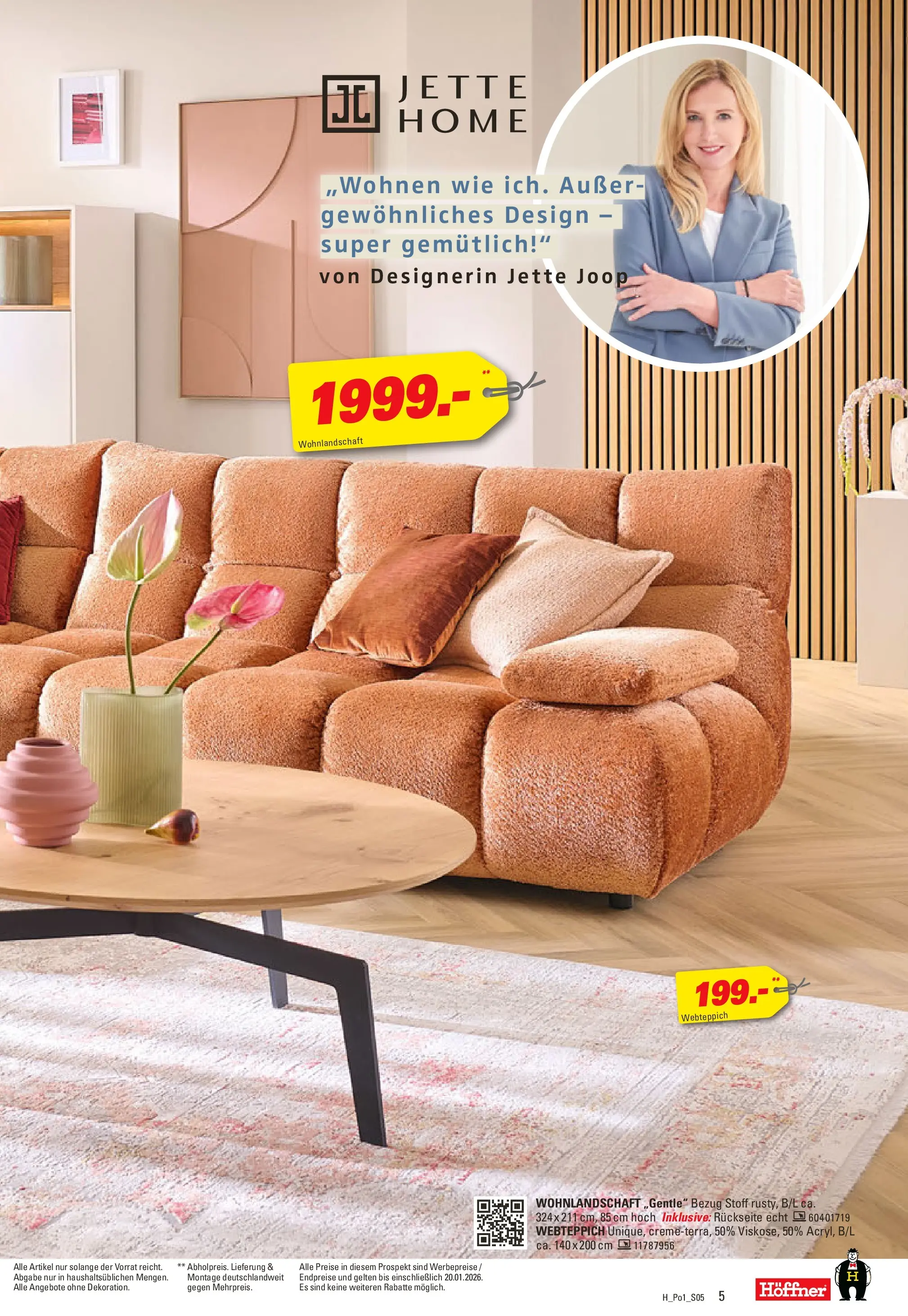 Höffner - Höffner: Möbelangebote (ab 23.12.2025) zum Blättern | Seite: 5 | Produkte: Wohnlandschaft