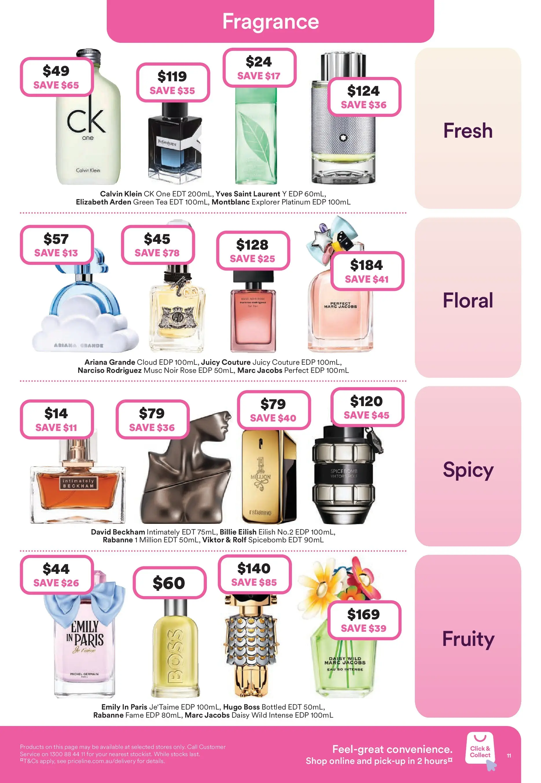 Priceline Pharmacy - Priceline Pharmacy Catalogue - 24/12/2025 > weekly / monthly specials | Page: 11 | Products: Floral, Fragrance, Tea