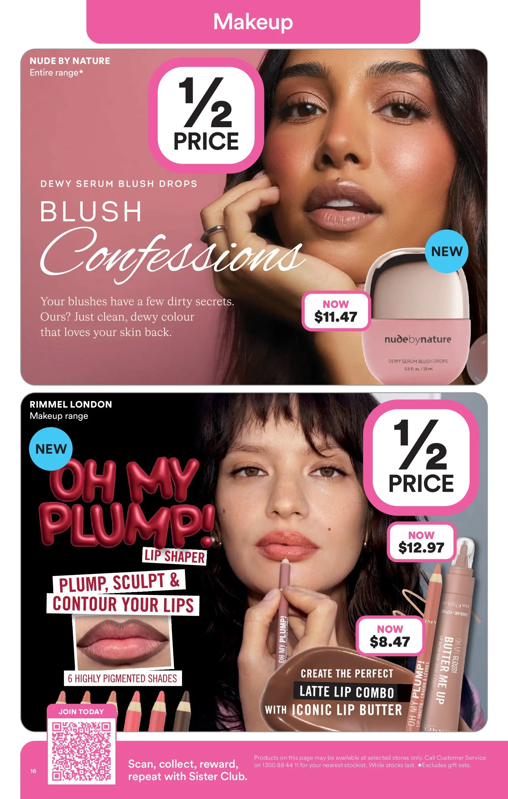 Priceline Pharmacy - Priceline Pharmacy Catalogue - 24/12/2025 > weekly / monthly specials | Page: 16 | Products: Blush, Butter, Makeup, Contour
