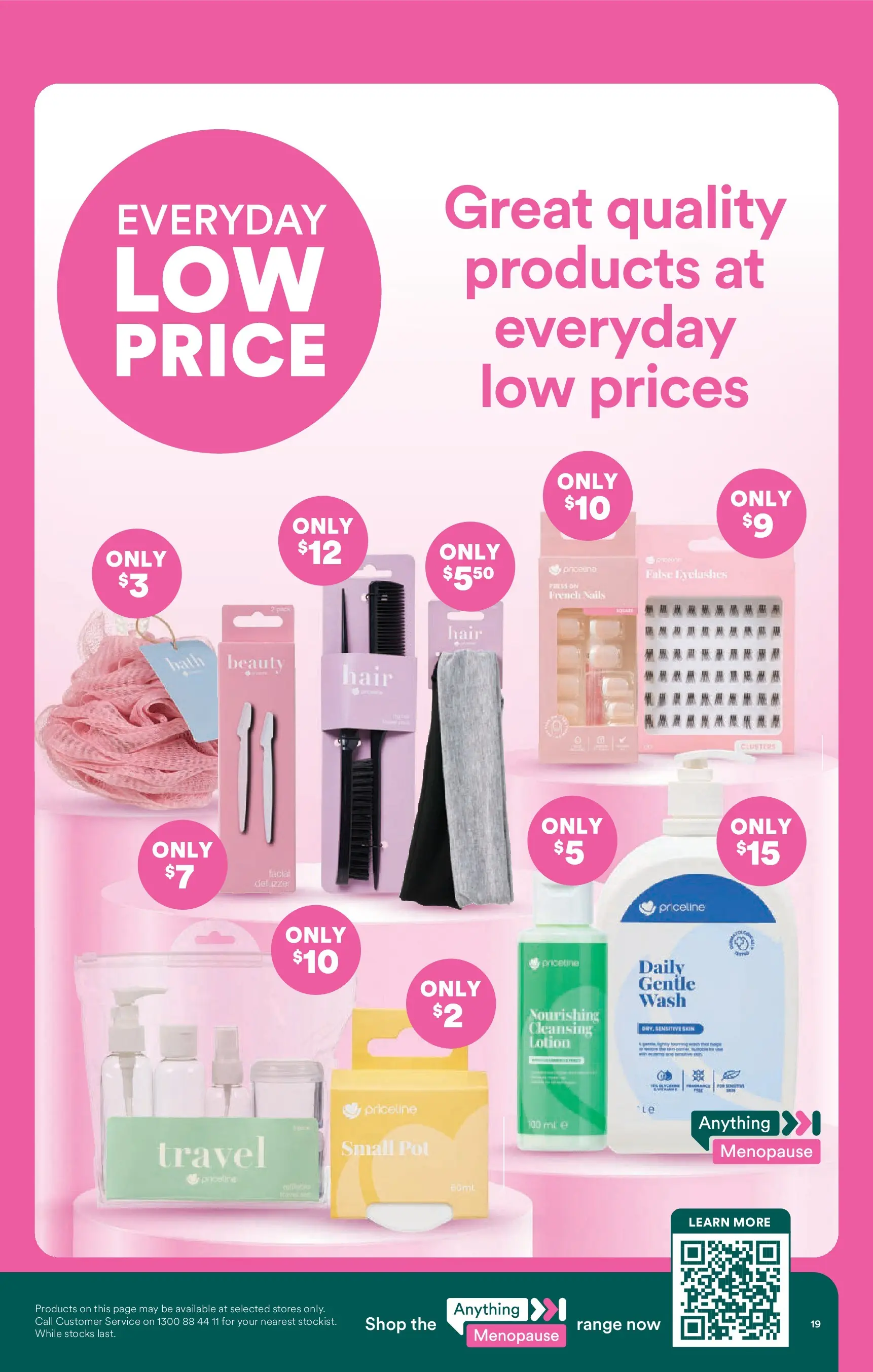Priceline Pharmacy - Priceline Pharmacy Catalogue - 24/12/2025 > weekly / monthly specials | Page: 19 | Products: Bath, Lotion, Sensitive skin