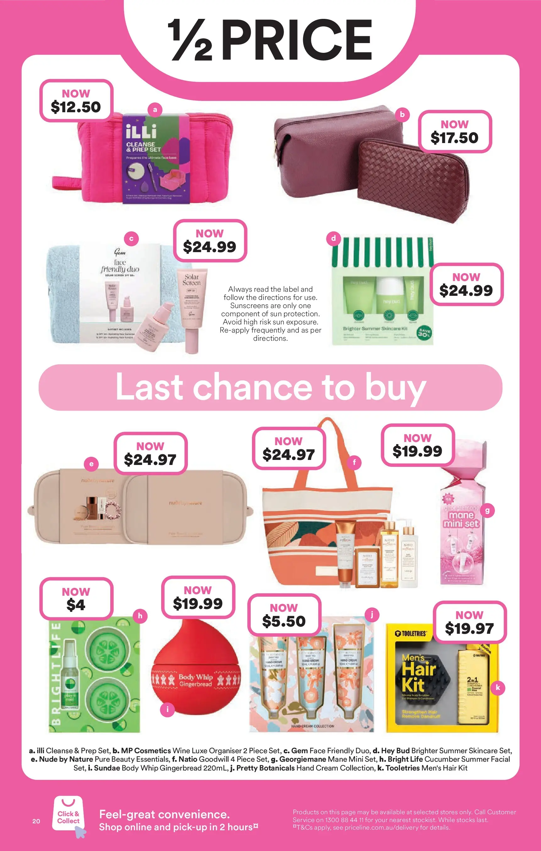 Priceline Pharmacy - Priceline Pharmacy Catalogue - 24/12/2025 > weekly / monthly specials | Page: 20 | Products: Gem, Cream, Hand cream, Screen