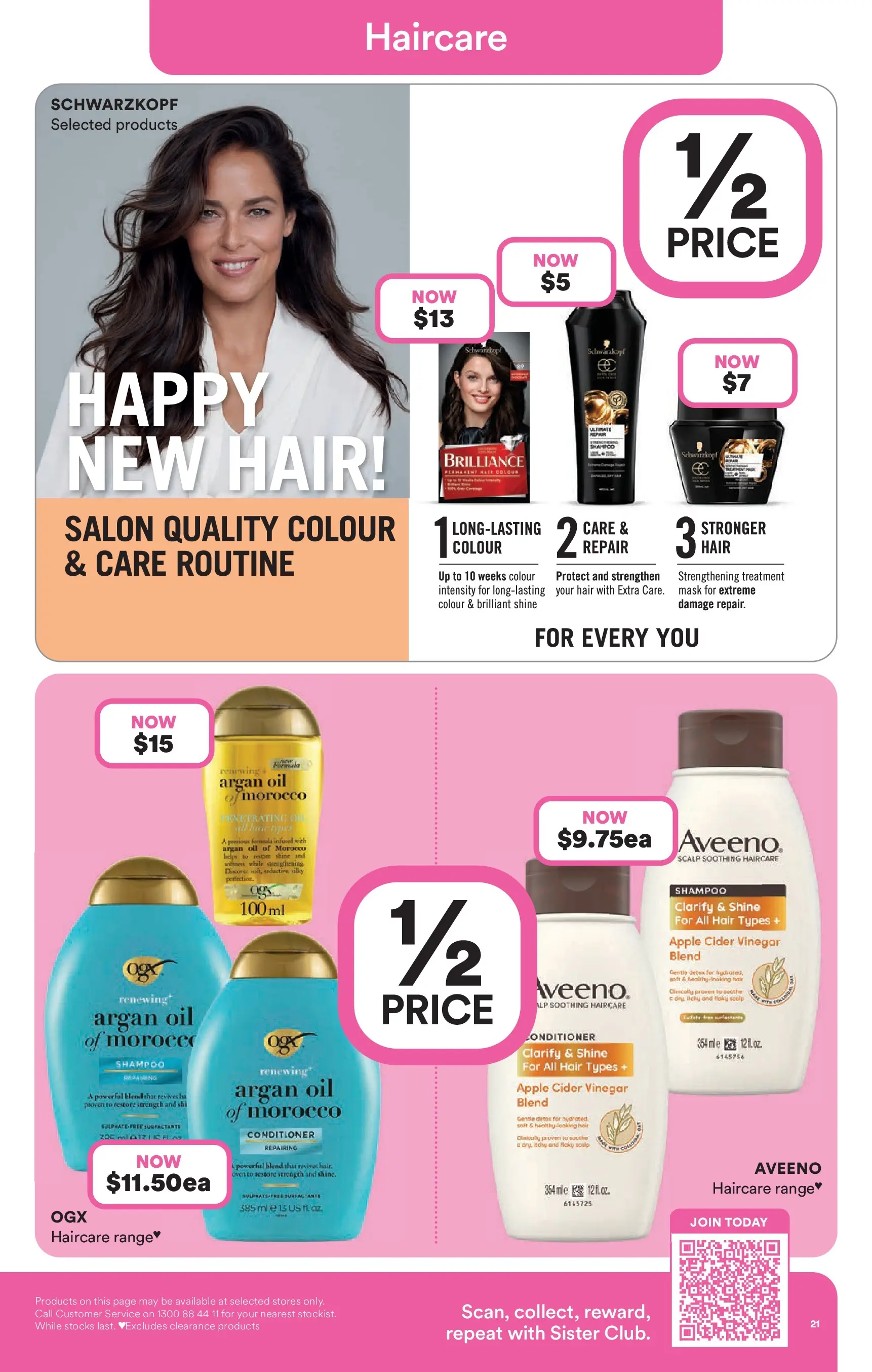 Priceline Pharmacy - Priceline Pharmacy Catalogue - 24/12/2025 > weekly / monthly specials | Page: 21 | Products: Conditioner, Argan oil, Vinegar, Treatment