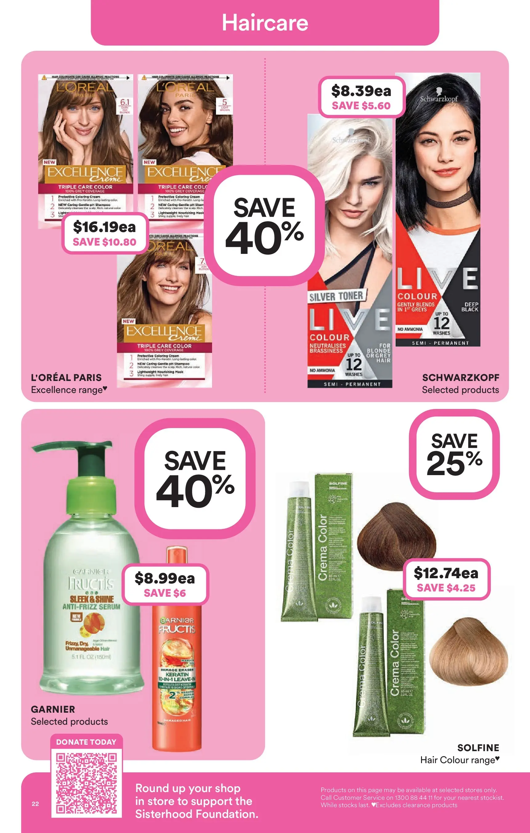 Priceline Pharmacy - Priceline Pharmacy Catalogue - 24/12/2025 > weekly / monthly specials | Page: 22 | Products: Light, Shampoo, Hair colour, Cream