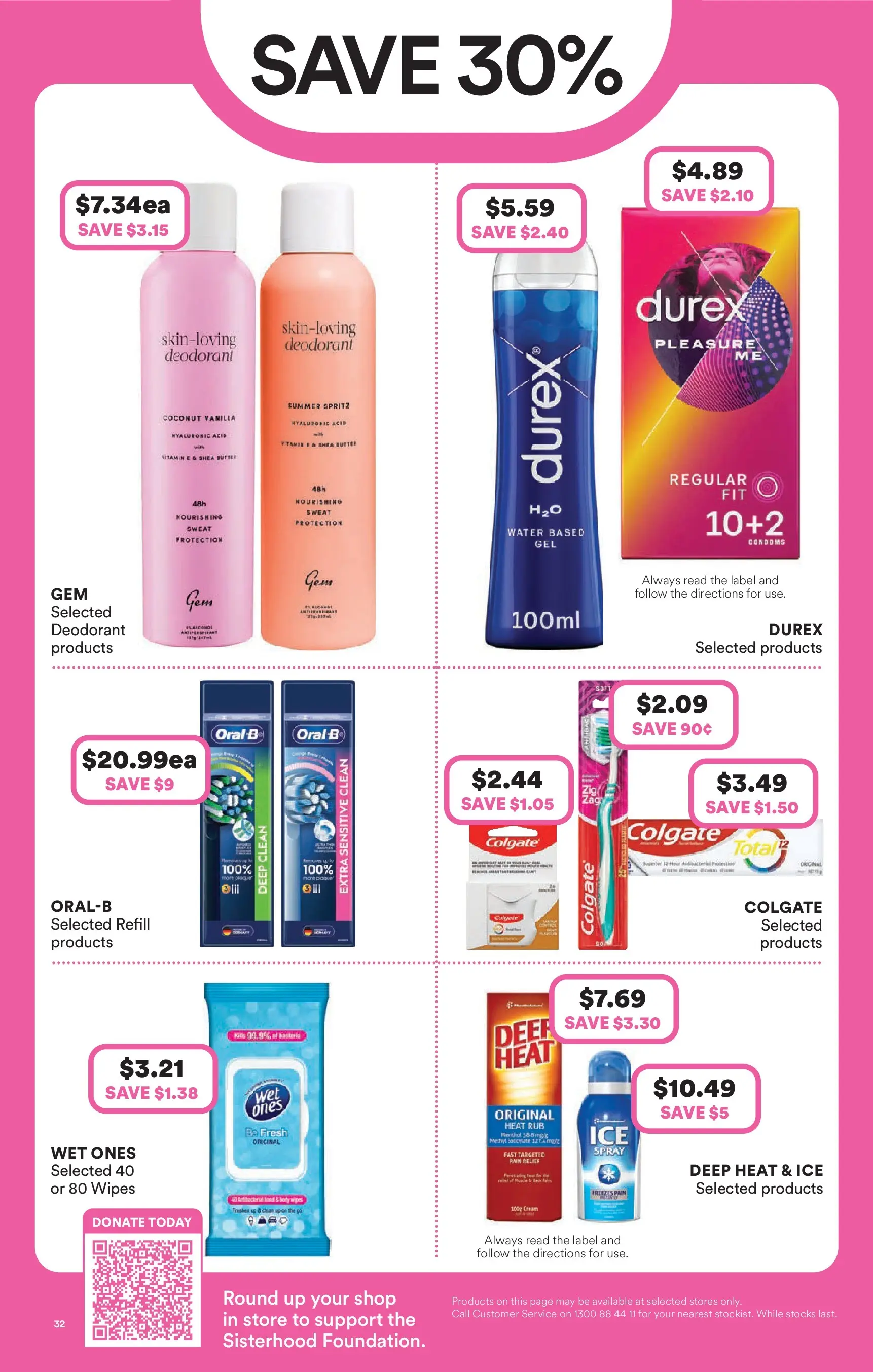 Priceline Pharmacy - Priceline Pharmacy Catalogue - 24/12/2025 > weekly / monthly specials | Page: 32 | Products: Butter, Water, Vitamin, Pain relief