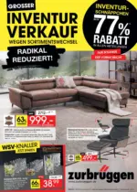 Zurbr&uuml;ggen Zurbr&uuml;ggen: Gro&szlig;er Inventurverkauf - bis 10.01.2026