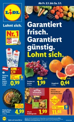 Lidl - Lidl: Flugblatt in deiner Nähe ab 01.01.2026 gültig