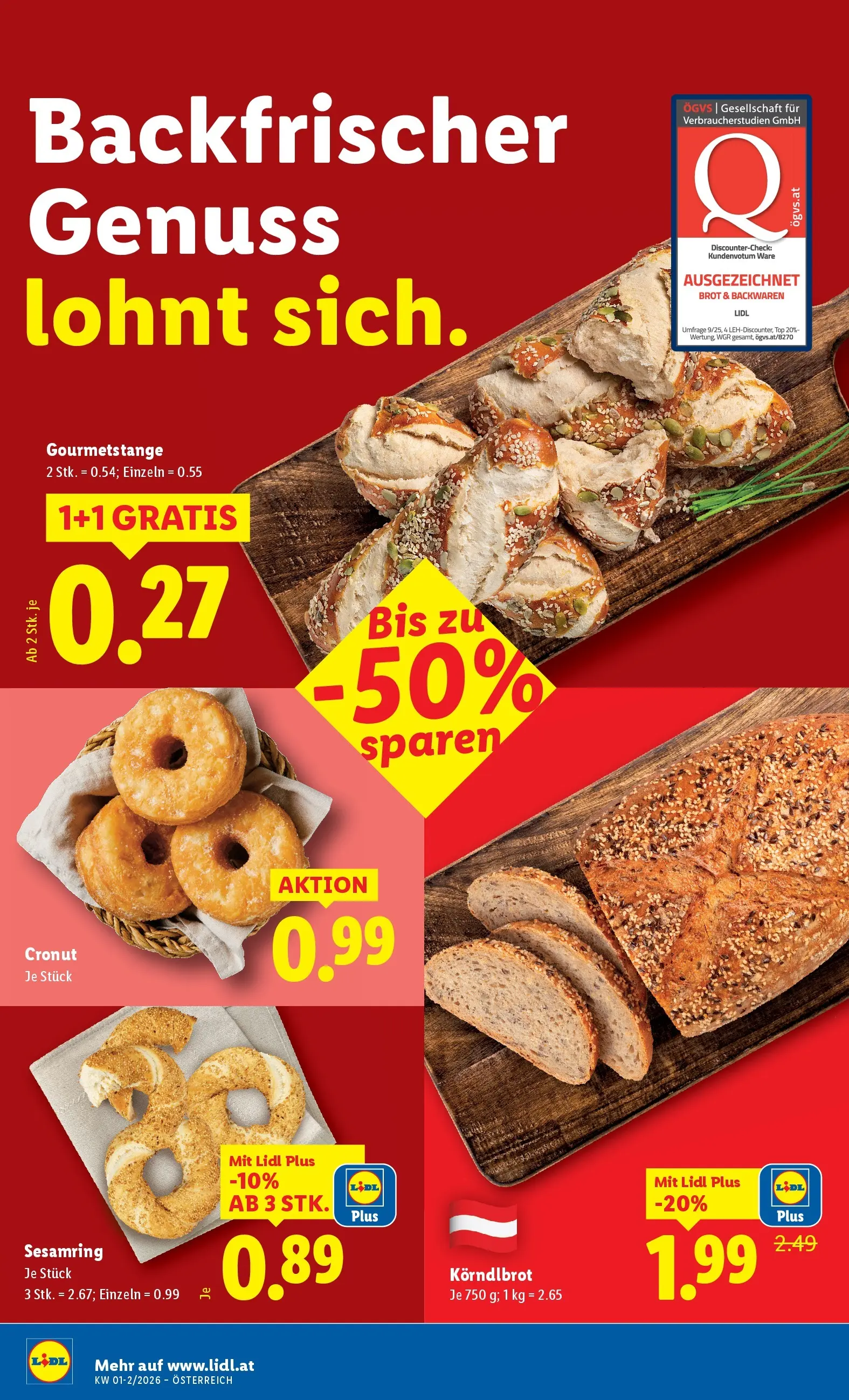Lidl - Lidl: Flugblatt in deiner Nähe ab 01.01.2026 - Angebote ab donnerstag | Seite: 6 | Produkte: Brot