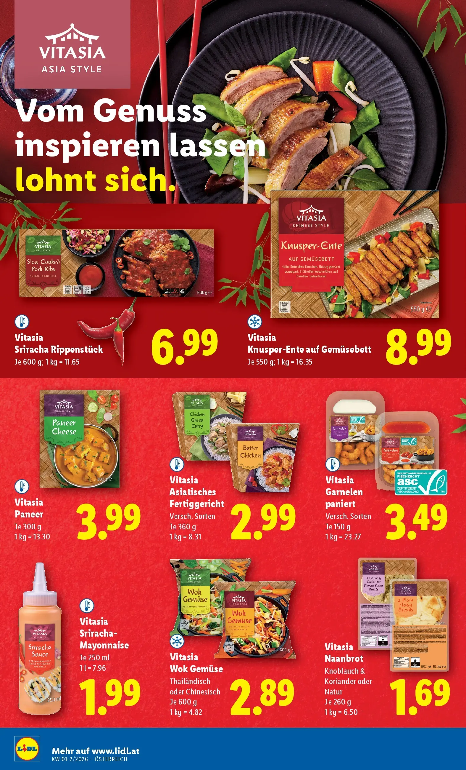 Lidl - Lidl: Flugblatt in deiner Nähe ab 01.01.2026 - Angebote ab donnerstag | Seite: 12 | Produkte: Gemüse, Mayonnaise, Knoblauch, Butter