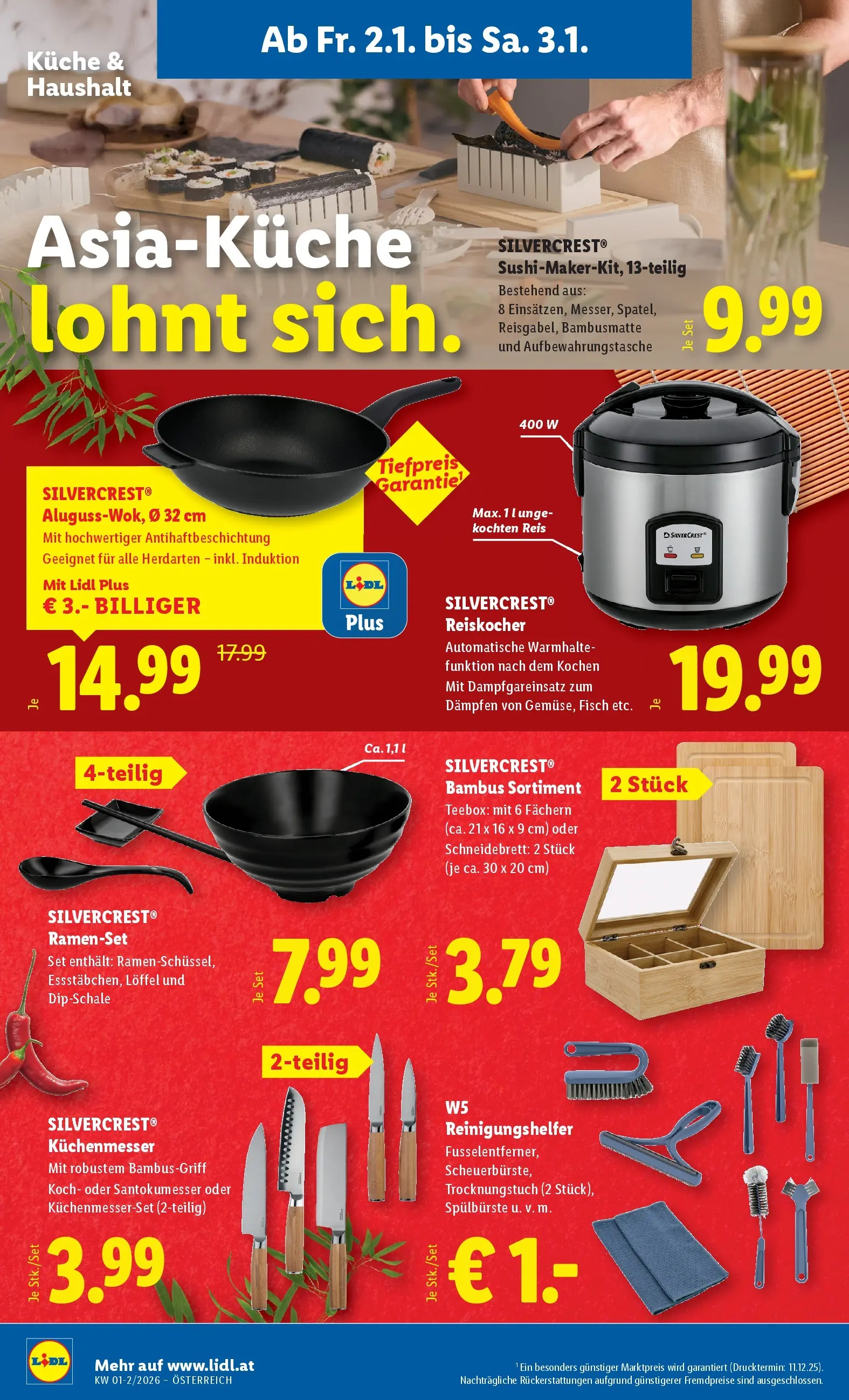 Lidl - Lidl: Flugblatt in deiner Nähe ab 01.01.2026 - Angebote ab donnerstag | Seite: 16 | Produkte: Reis, Fisch