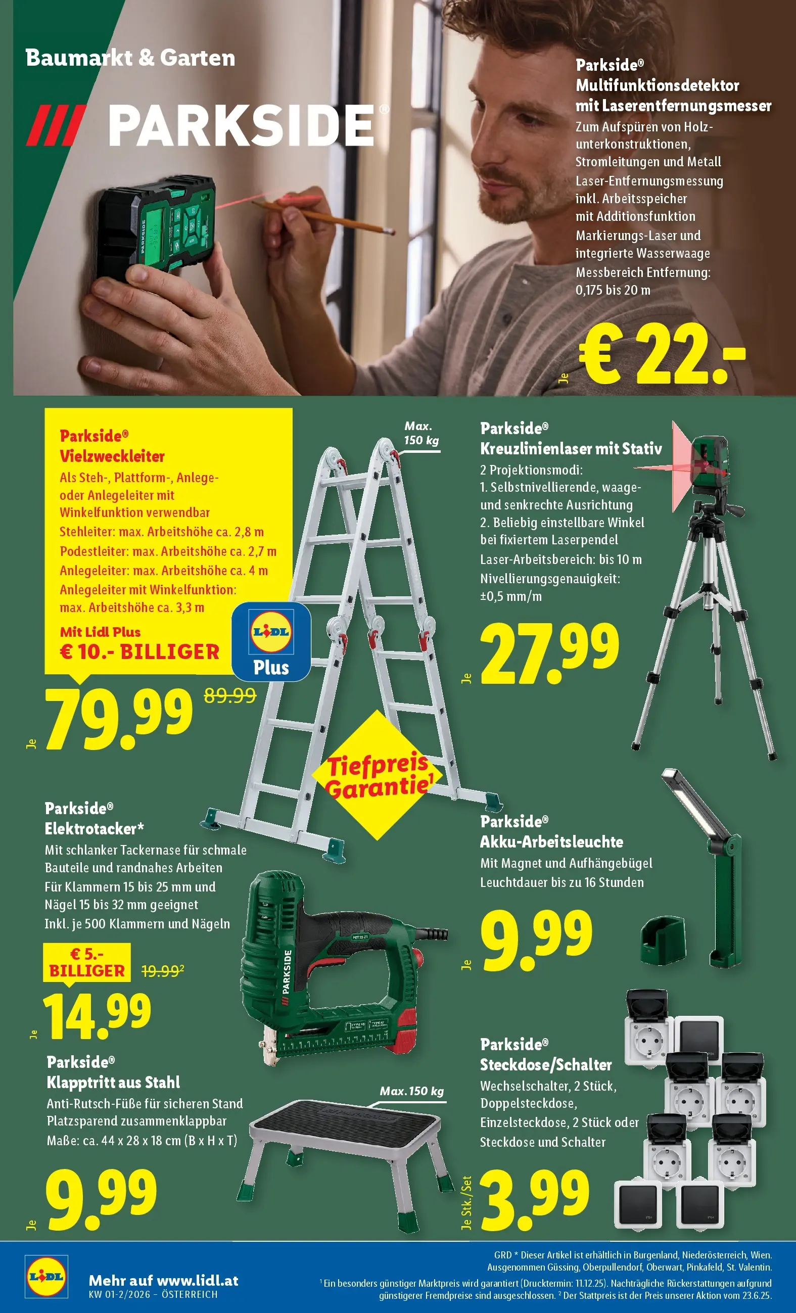 Lidl - Lidl: Flugblatt in deiner Nähe ab 01.01.2026 - Angebote ab donnerstag | Seite: 22 | Produkte: Steckdose