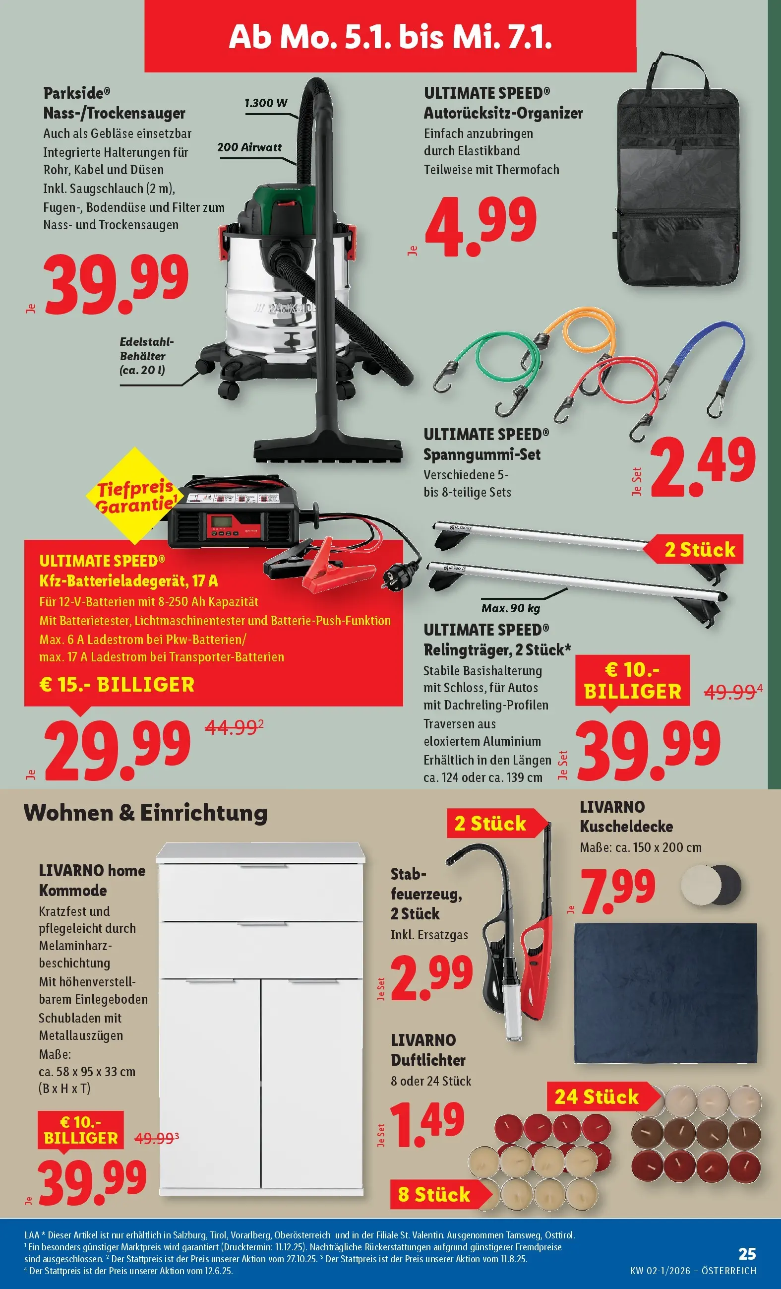 Lidl - Lidl: Flugblatt in deiner Nähe ab 01.01.2026 - Angebote ab donnerstag | Seite: 27 | Produkte: Kabel, Kommode