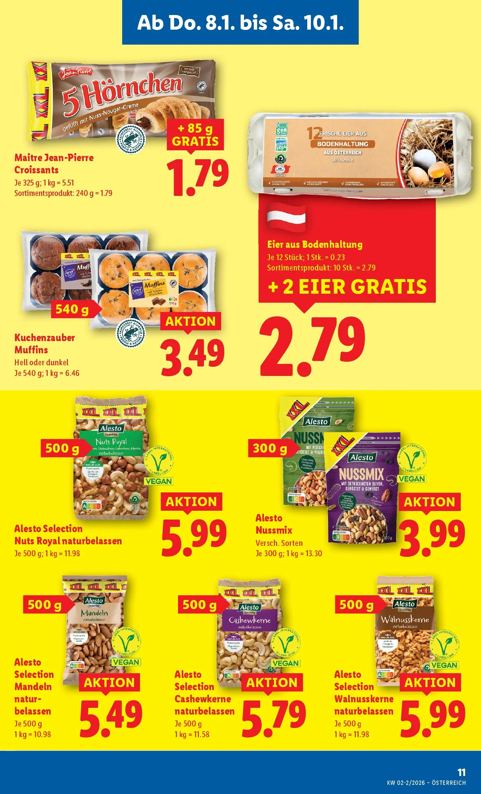 Lidl Flugblatt - Jenbach, Eferding, Dornbirn ab 08.01.2026 - Angebote ab donnerstag | Seite: 13 | Produkte: Eier