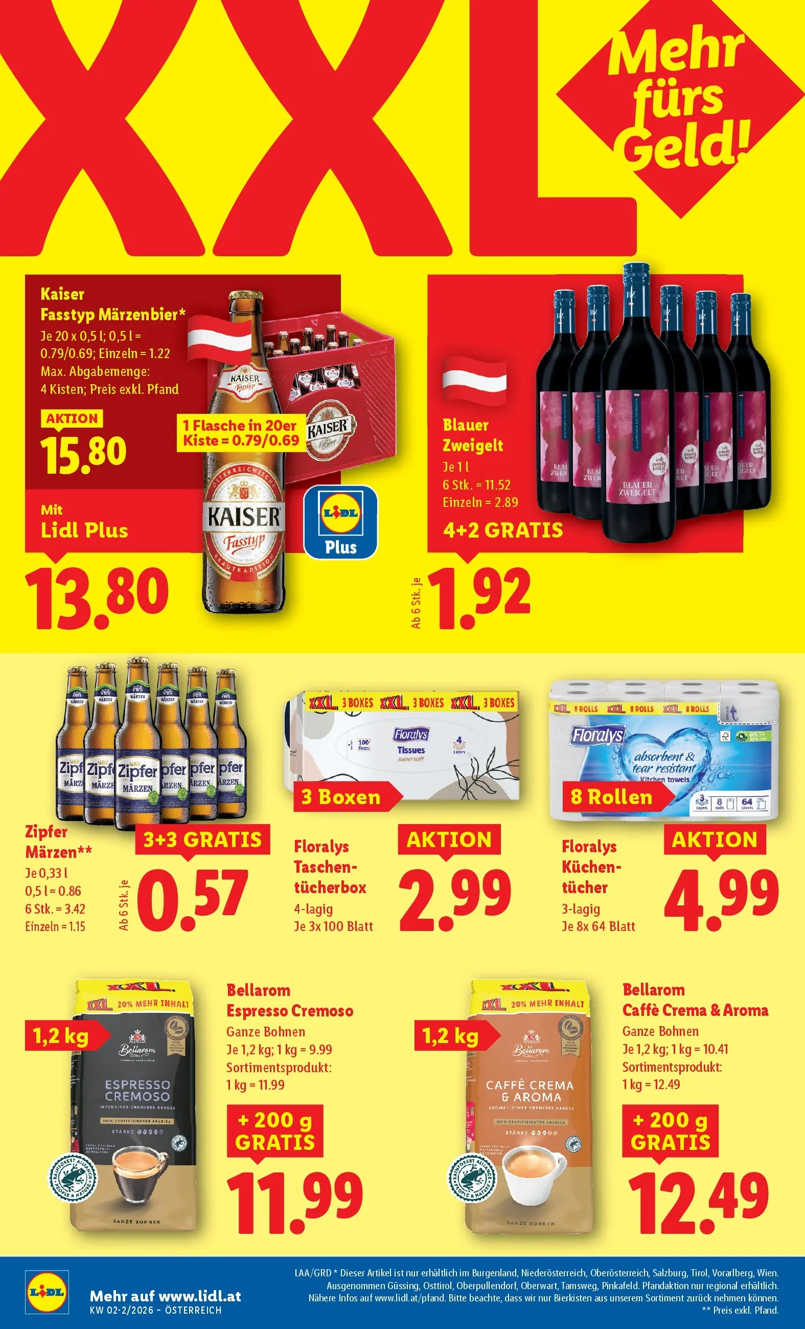 Lidl Flugblatt - Jenbach, Eferding, Dornbirn ab 08.01.2026 - Angebote ab donnerstag | Seite: 14