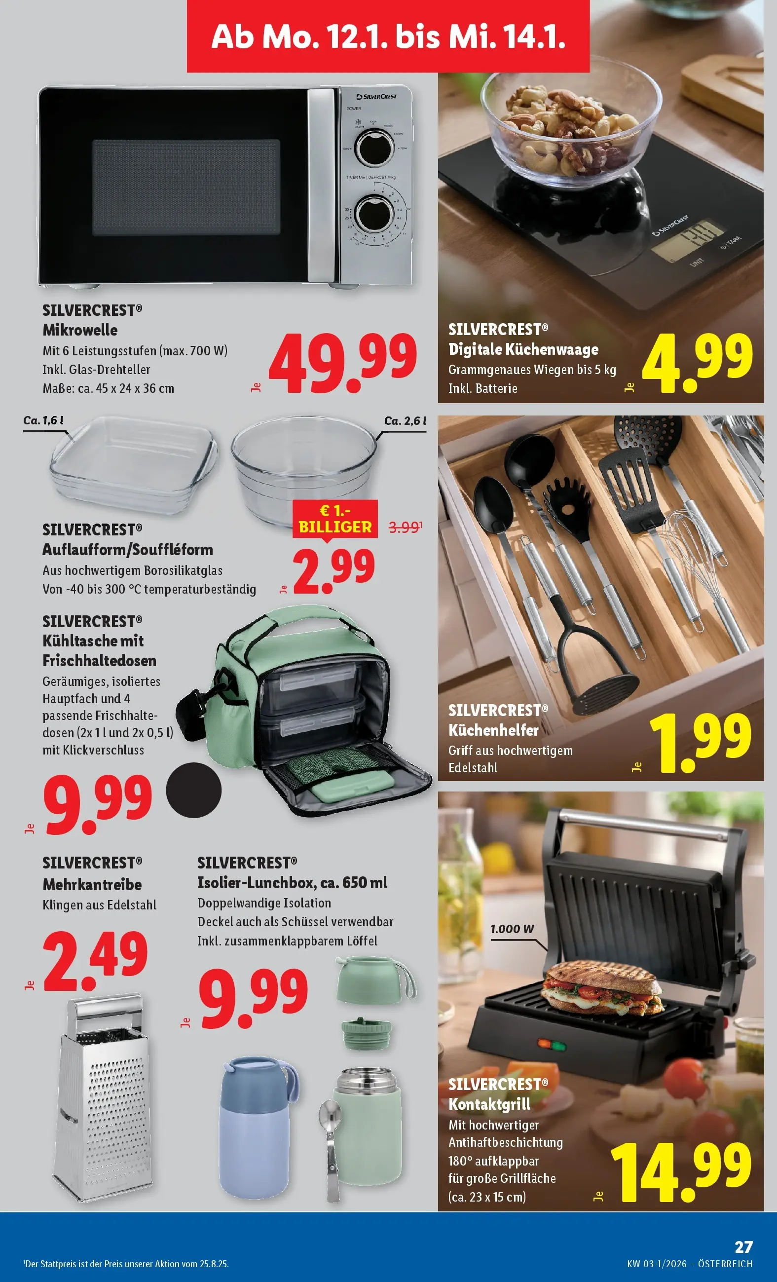 Lidl Flugblatt - Jenbach, Eferding, Dornbirn ab 08.01.2026 - Angebote ab donnerstag | Seite: 33 | Produkte: Mikrowelle, Batterie