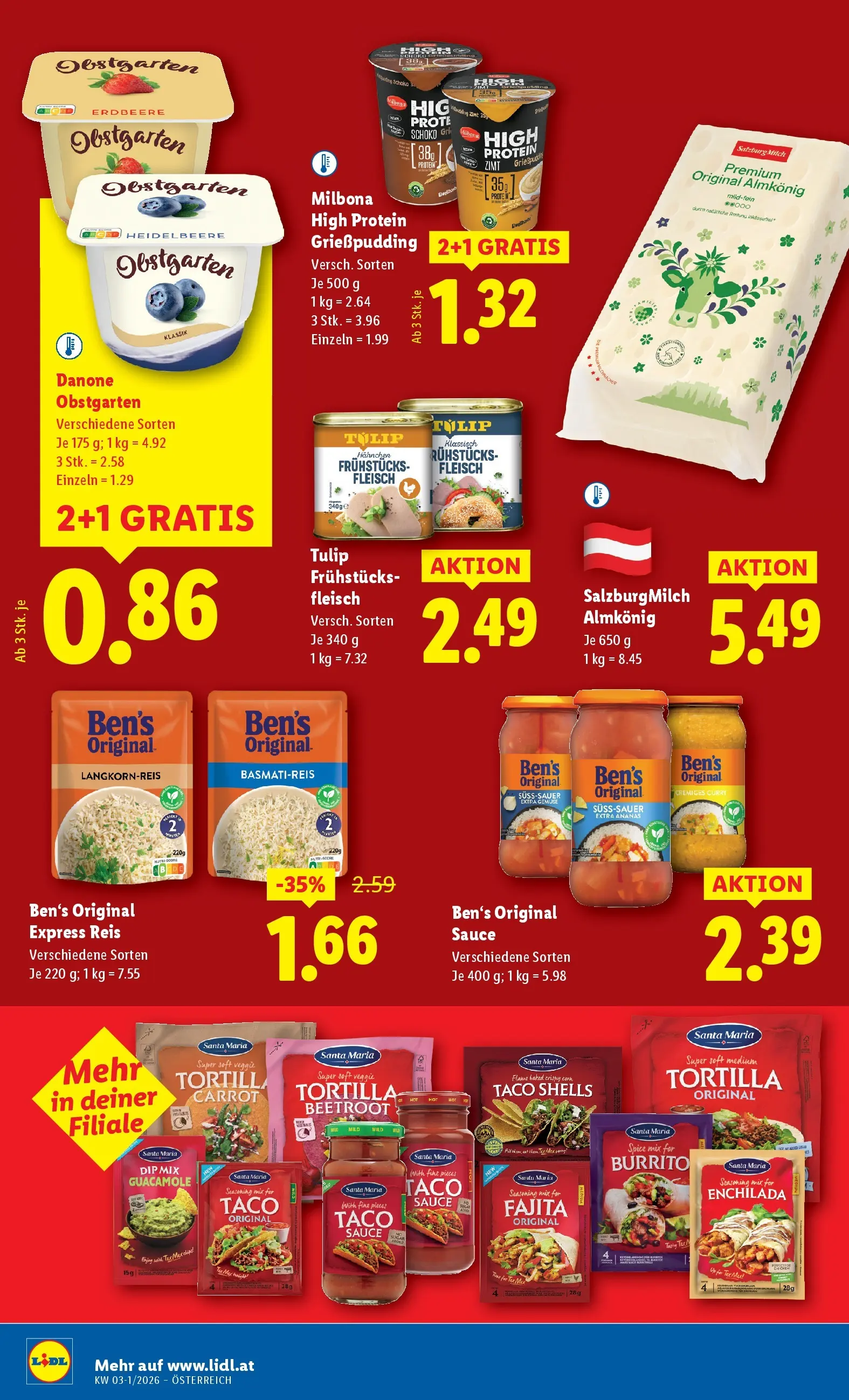 Lidl Flugblatt - Jenbach, Eferding, Dornbirn ab 08.01.2026 - Angebote ab donnerstag | Seite: 40 | Produkte: Chips, Milch, Reis, Ananas