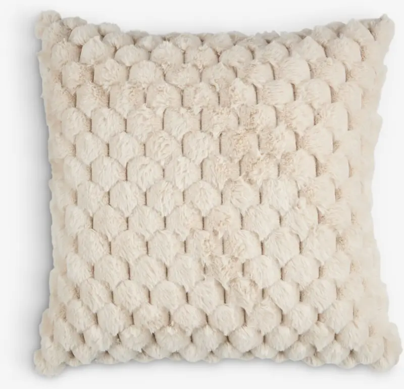 JYSK Декоративна възглавница HVIDBLOMME 45x45 бежова