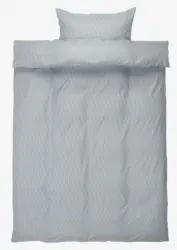 JYSK Спално бельо ASLI микрофибър 140x200 пепелявосиньо