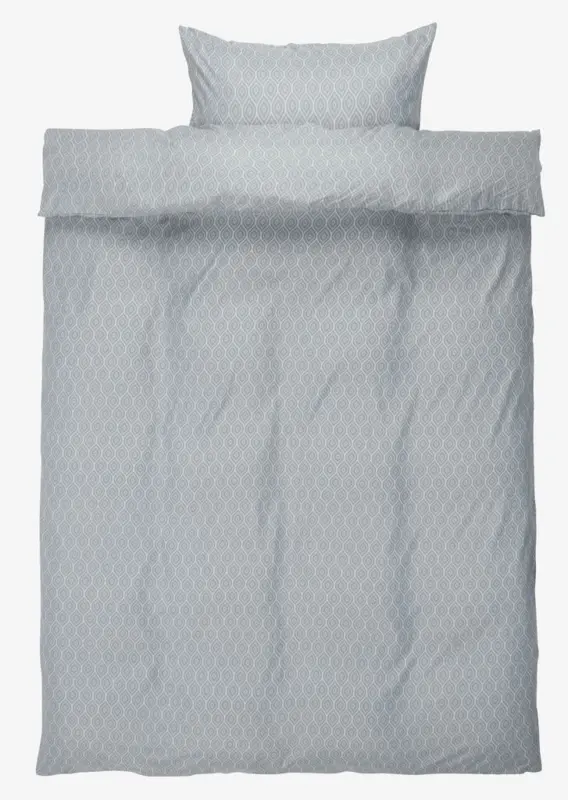 JYSK Спално бельо ASLI микрофибър 140x200 пепелявосиньо
