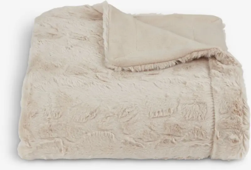 JYSK Кувертюра MYGGBLOM 220x240 бежова