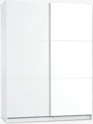 JYSK Гардероб RABERG 150x200 с огледало/ бял